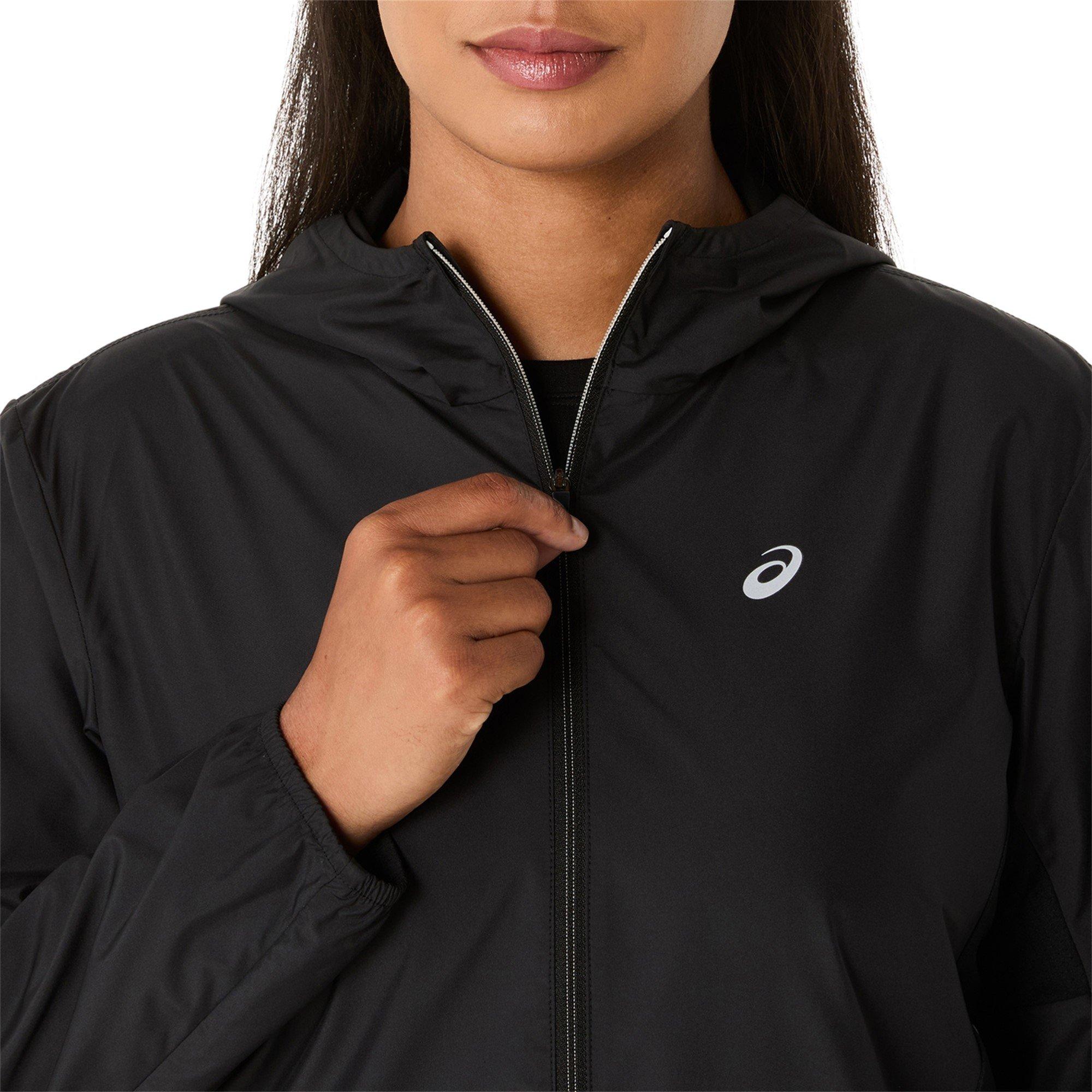 Perf.Black - Asics - Silver Water-Resistant Lightweight Performance Running Jacket - 4