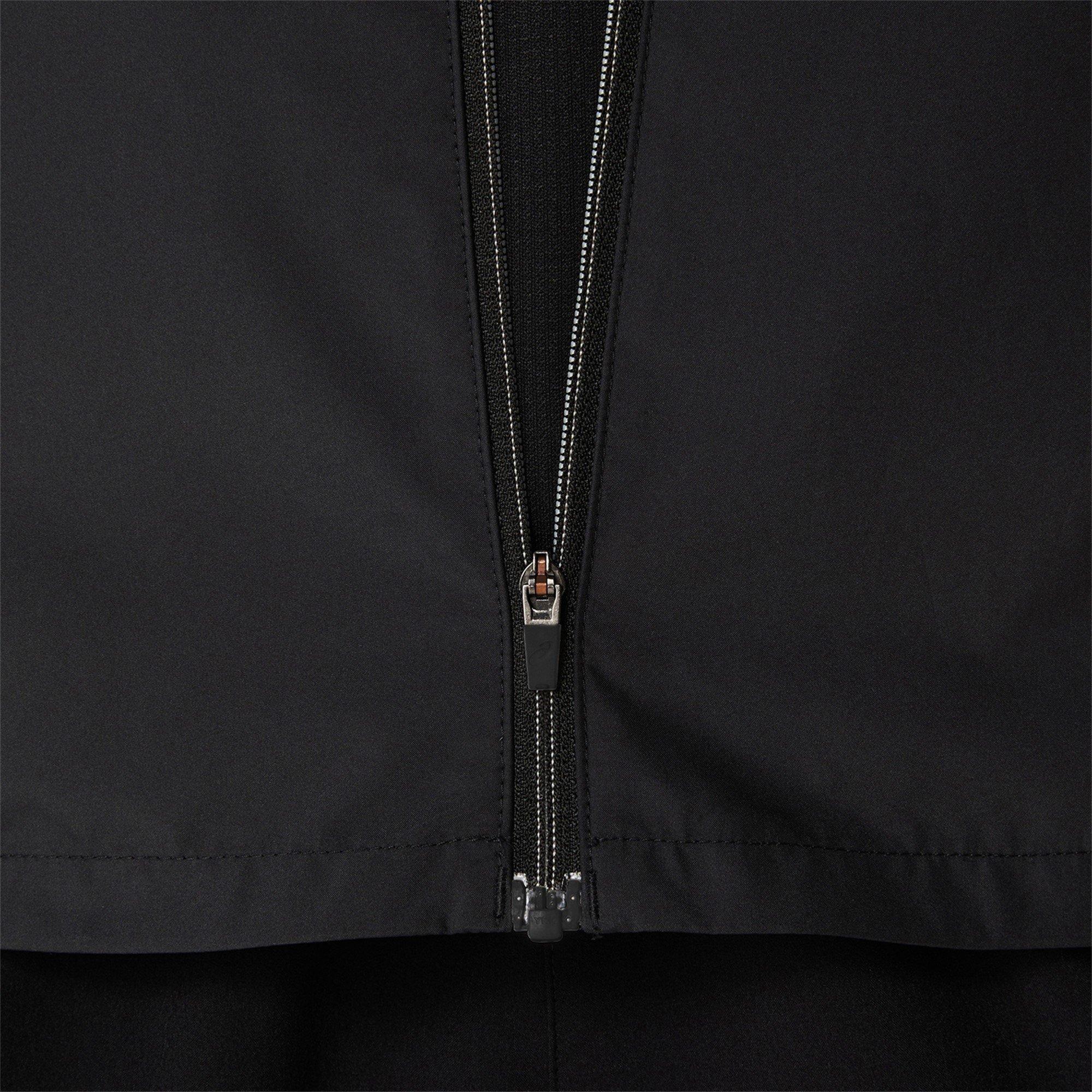 Perf.Black - Asics - Silver Water-Resistant Lightweight Performance Running Jacket - 5