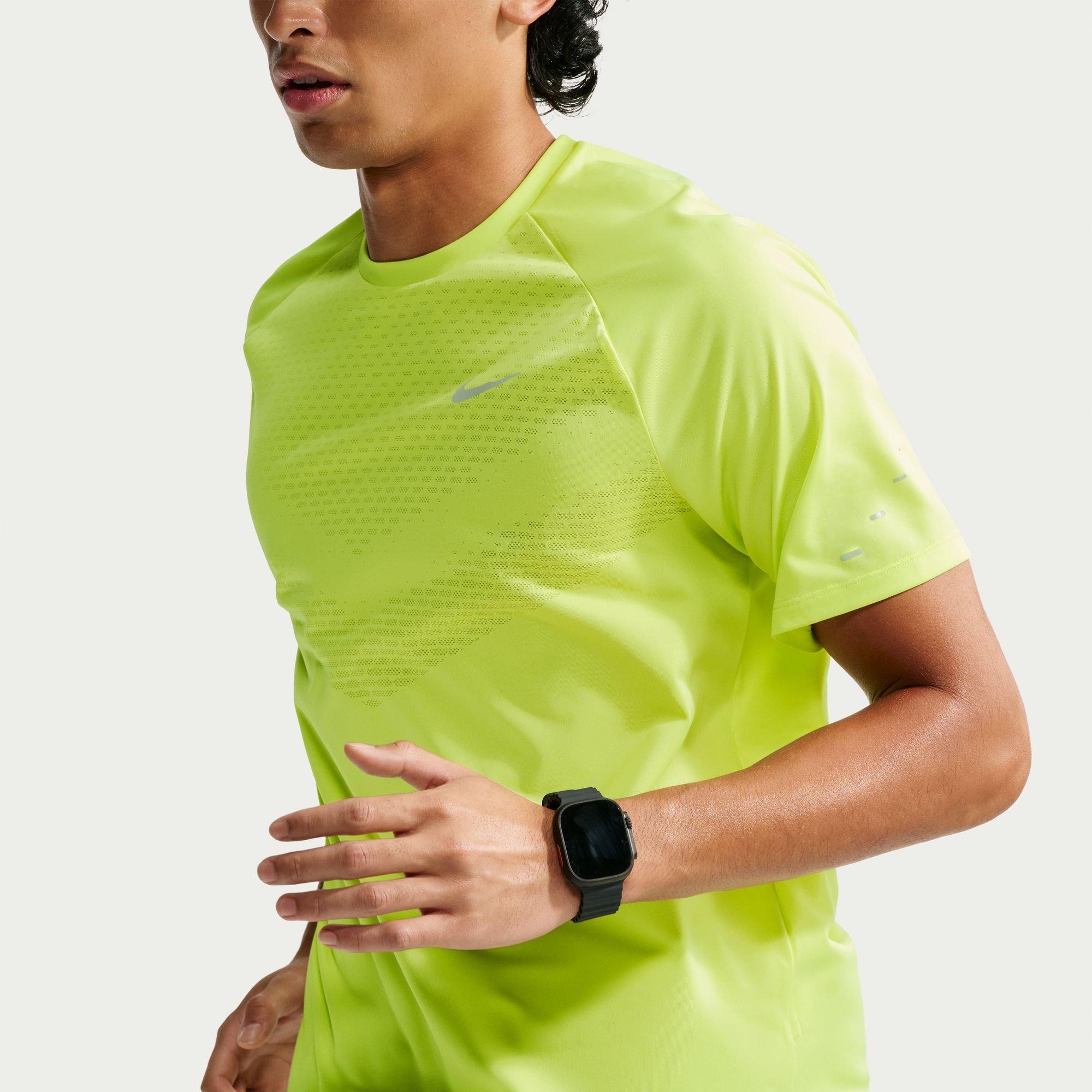 Lemon Twist - Nike - Men's Stride Short Sleeve Running T-Shirt - 3