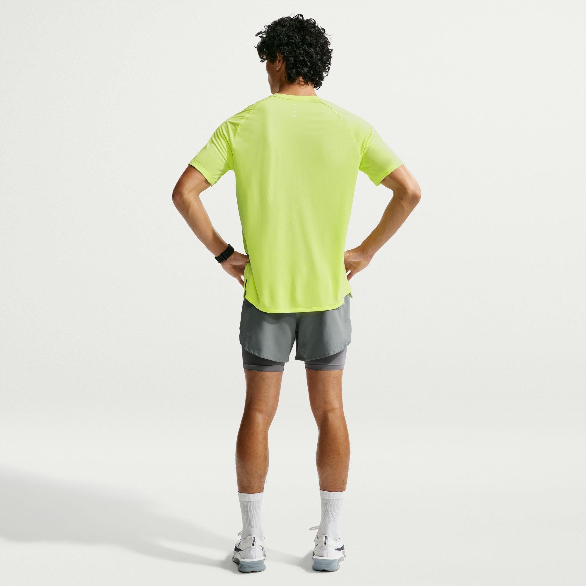 Lemon Twist - Nike - Men's Stride Short Sleeve Running T-Shirt - 6
