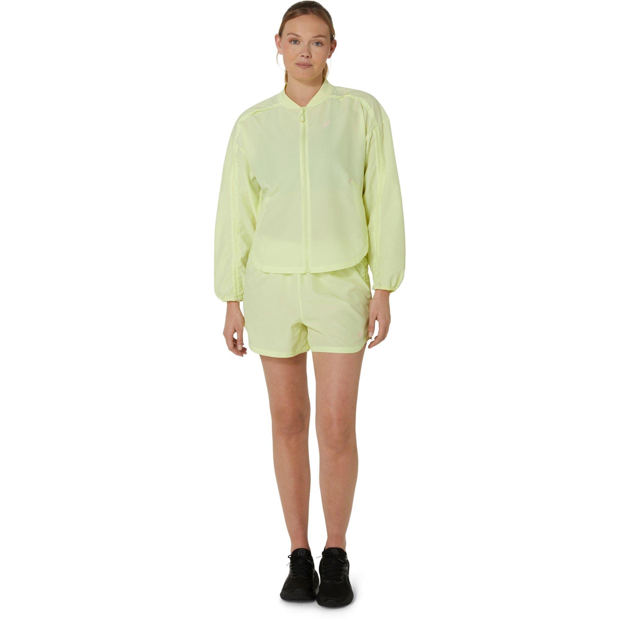 Huddle Yellow - Asics - Women's Nagino Run Adjustable Water-Resistant Performance Running Jacket - 2