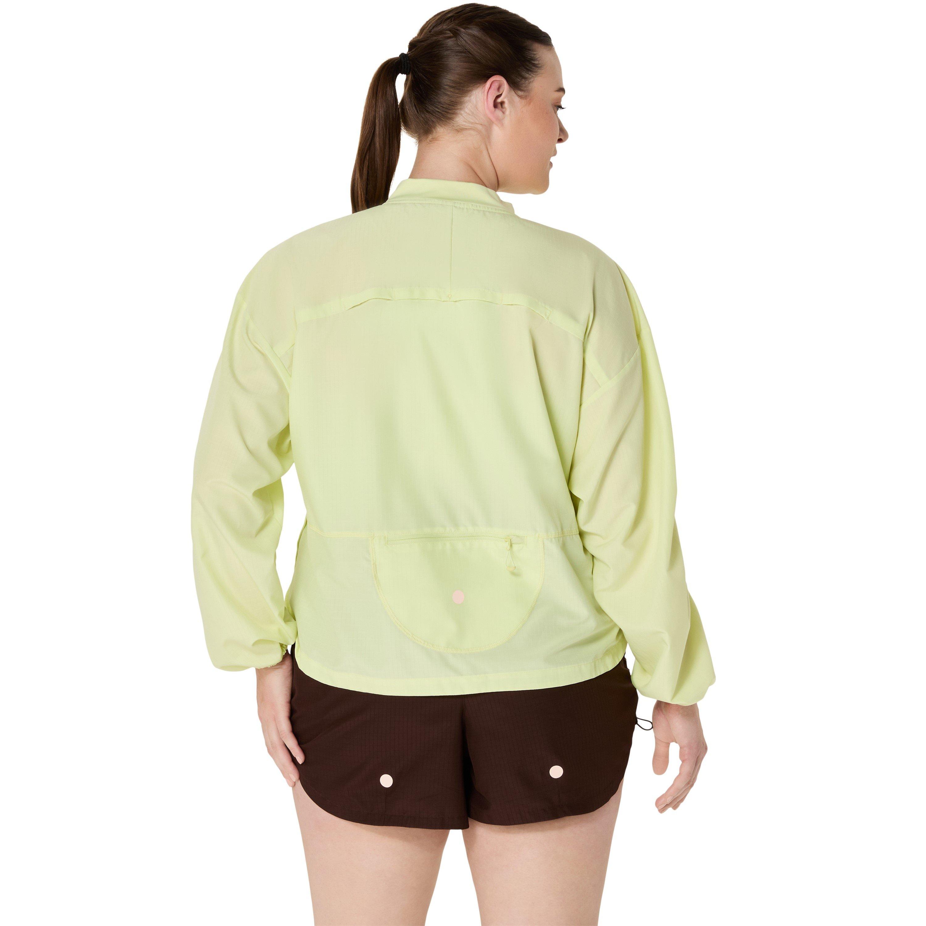 Huddle Yellow - Asics - Women's Nagino Run Adjustable Water-Resistant Performance Running Jacket - 11