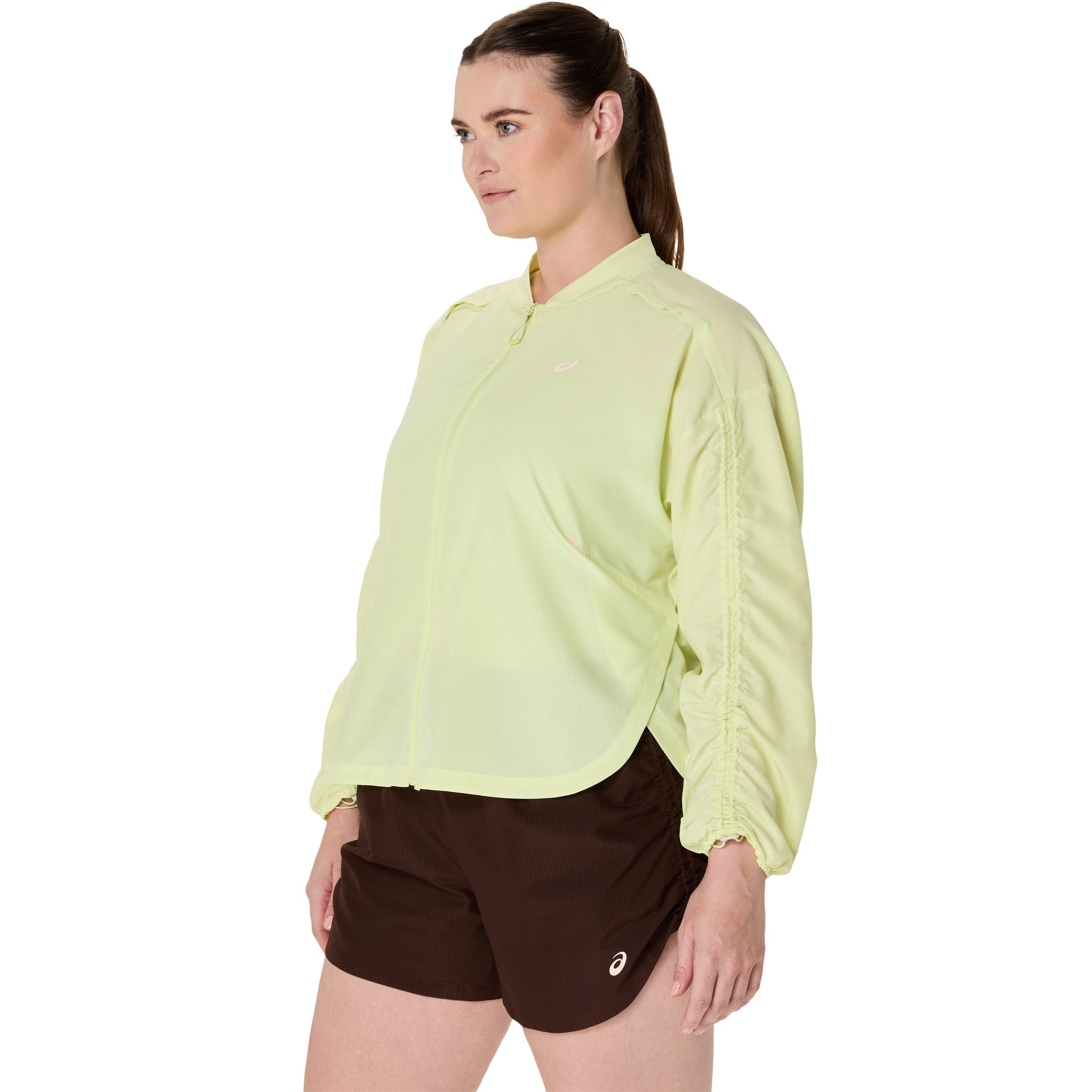 Huddle Yellow - Asics - Women's Nagino Run Adjustable Water-Resistant Performance Running Jacket - 13