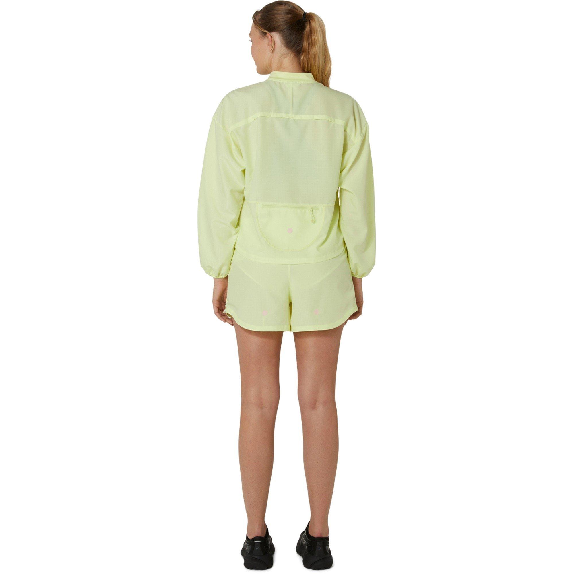 Huddle Yellow - Asics - Women's Nagino Run Adjustable Water-Resistant Performance Running Jacket - 3