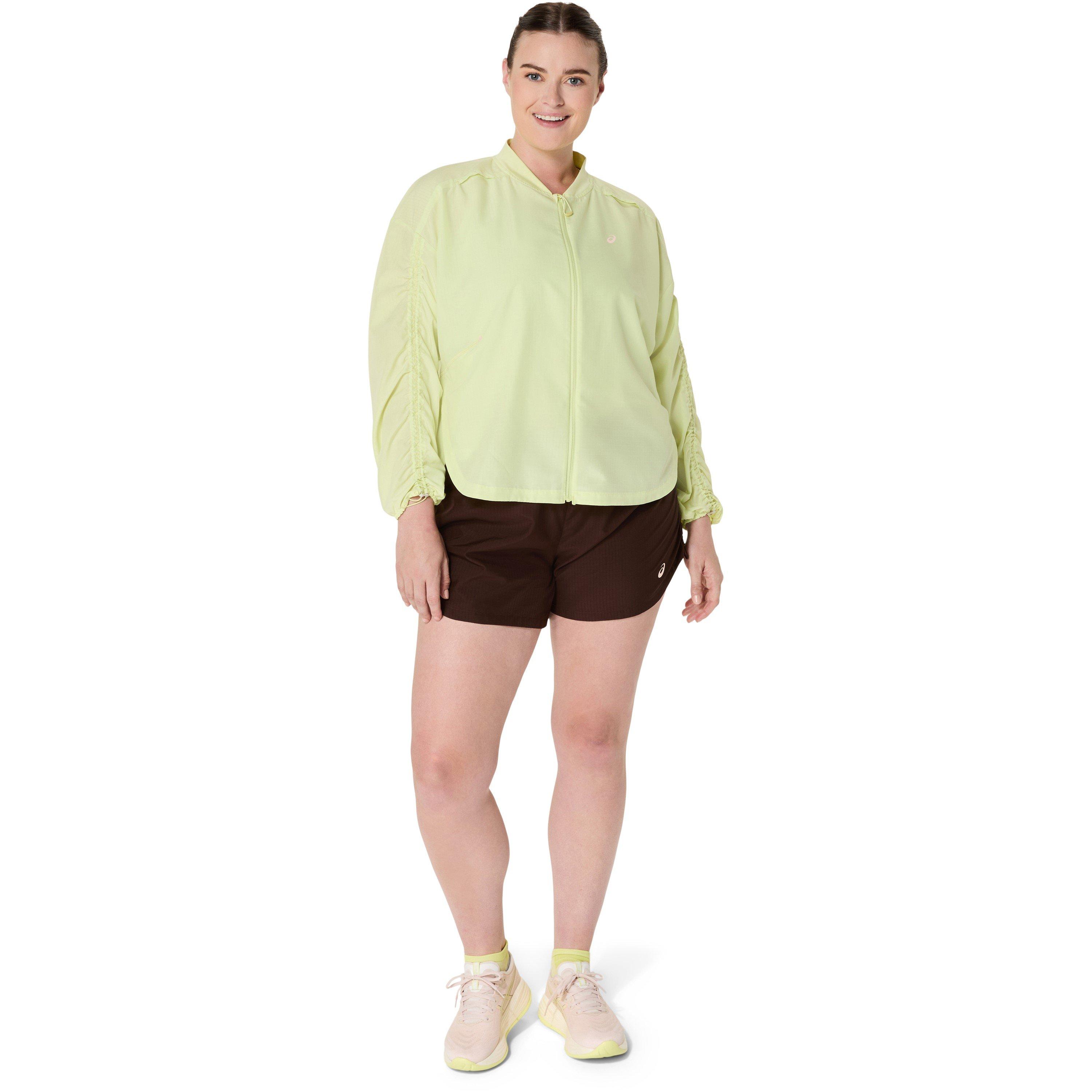 Huddle Yellow - Asics - Women's Nagino Run Adjustable Water-Resistant Performance Running Jacket - 5