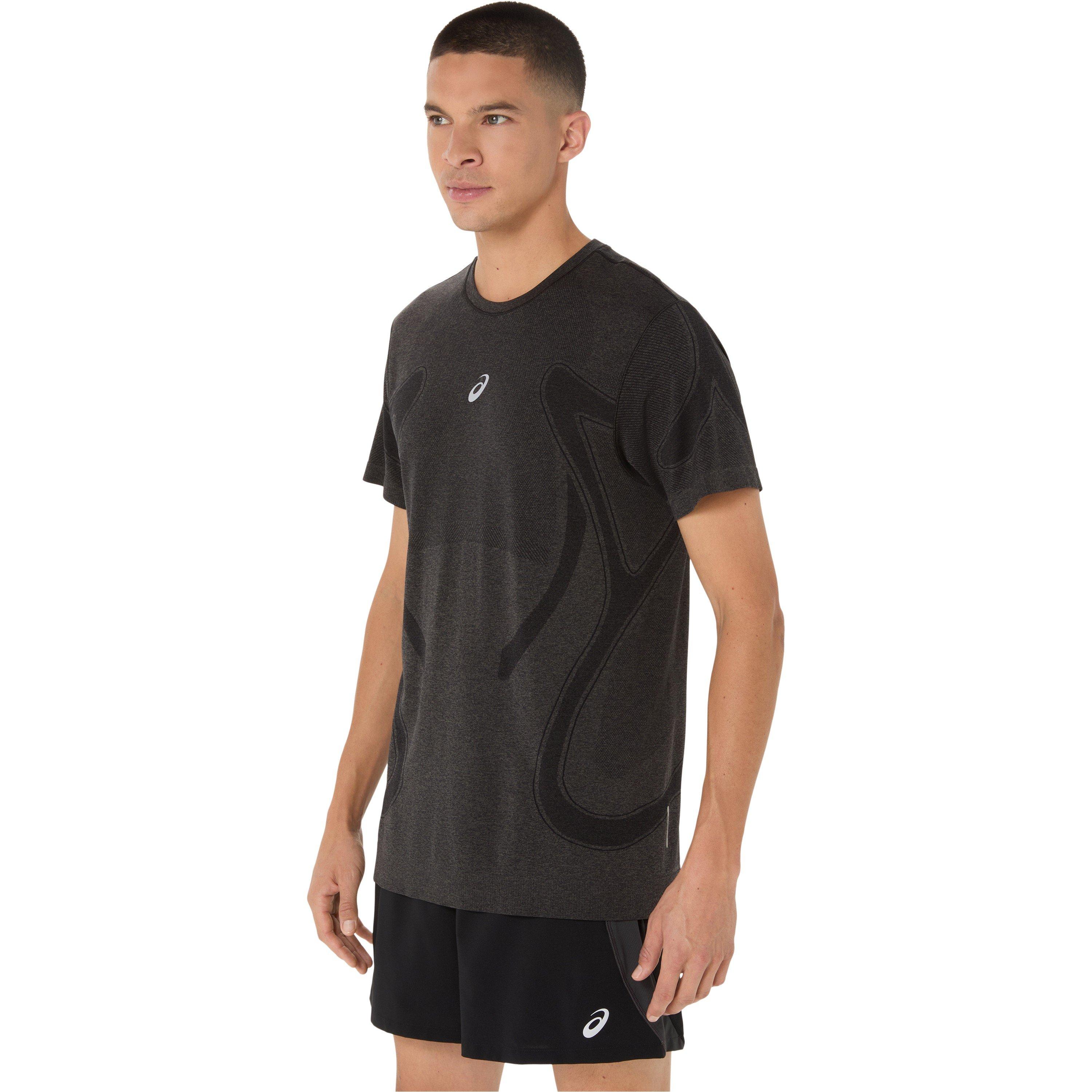 Perf.Black - Asics - Men's Road Seamless Short Sleeve Running T-Shirt - 1