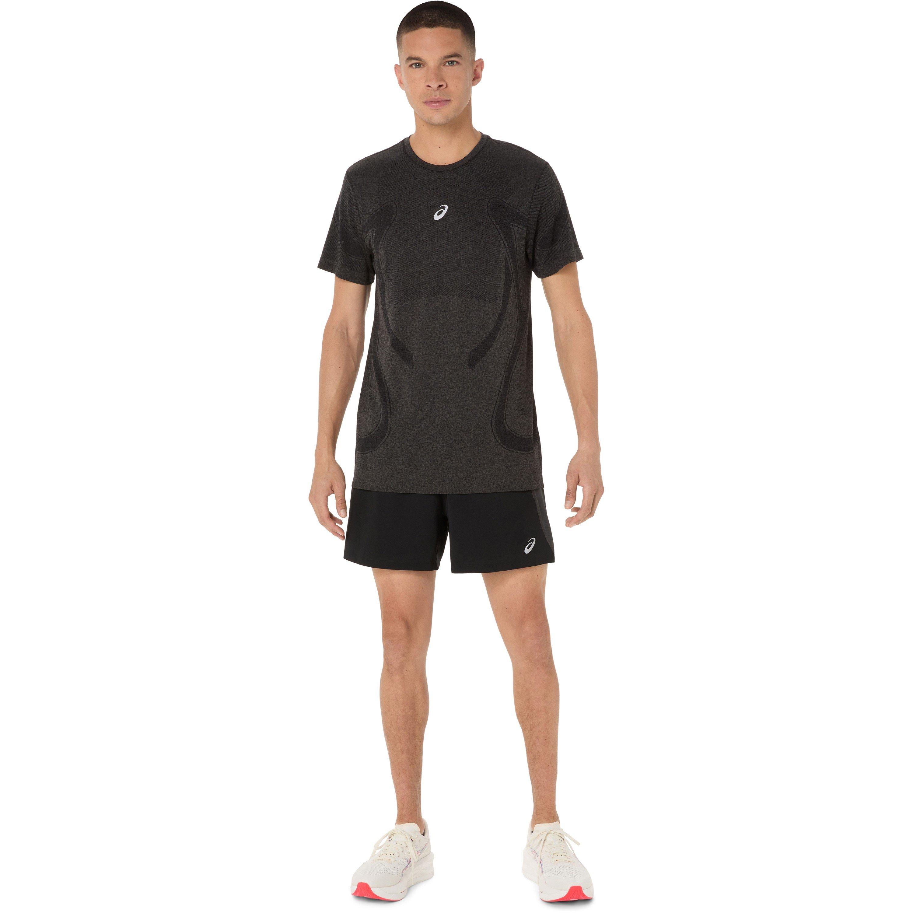 Perf.Black - Asics - Men's Road Seamless Short Sleeve Running T-Shirt - 3