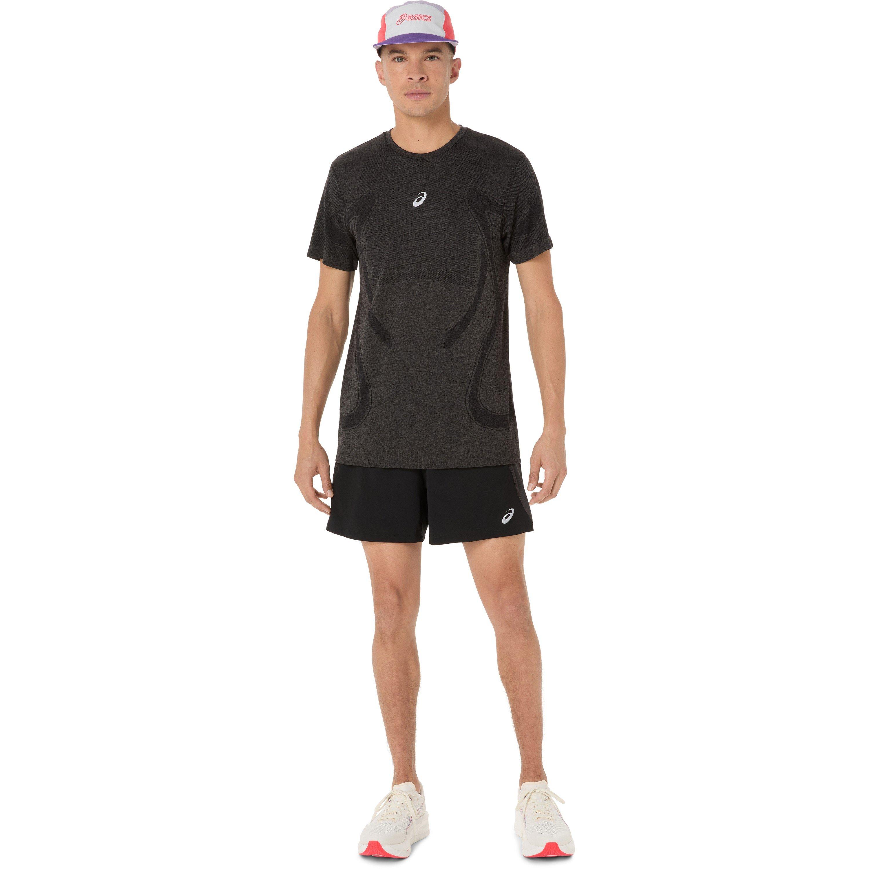 Perf.Black - Asics - Men's Road Seamless Short Sleeve Running T-Shirt - 5