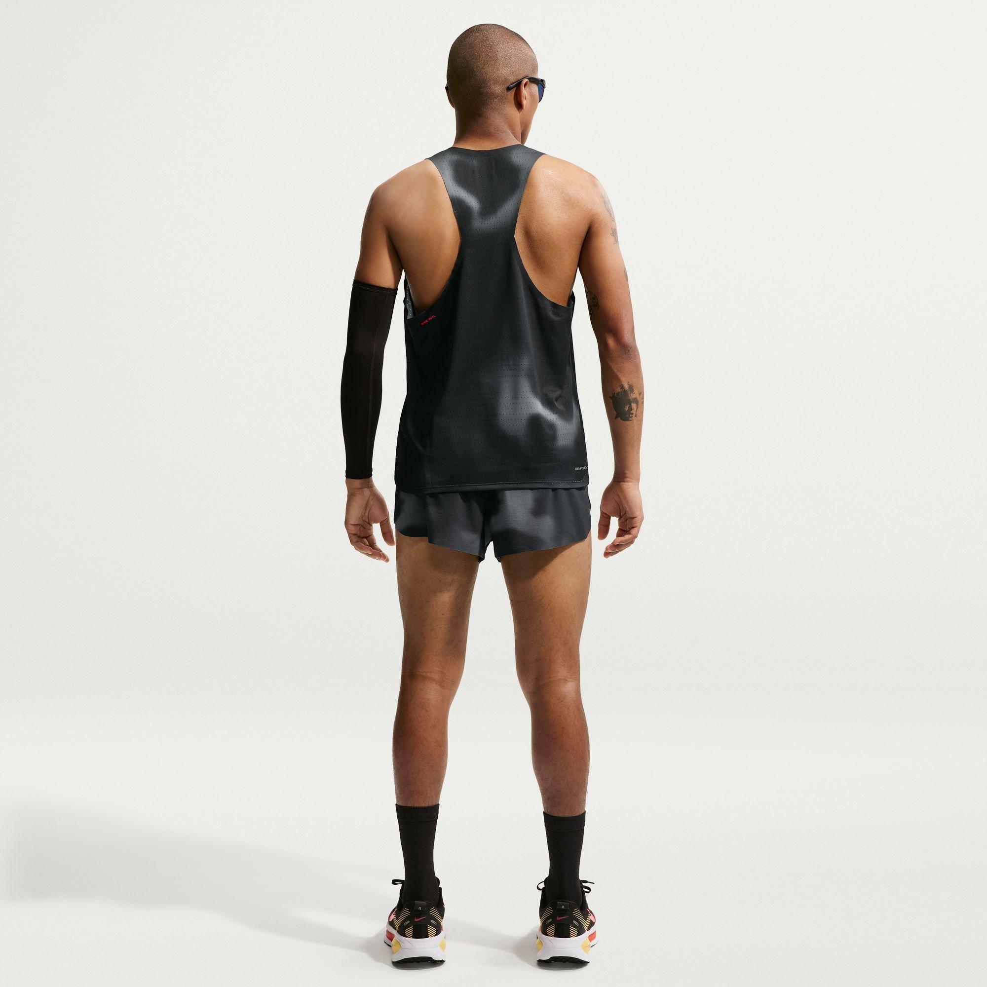 Black/Crimson - Nike - Men's Dri-FIT Running Shorts - 5