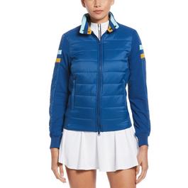 Original Penguin Mixed Media Tennis Jacket
