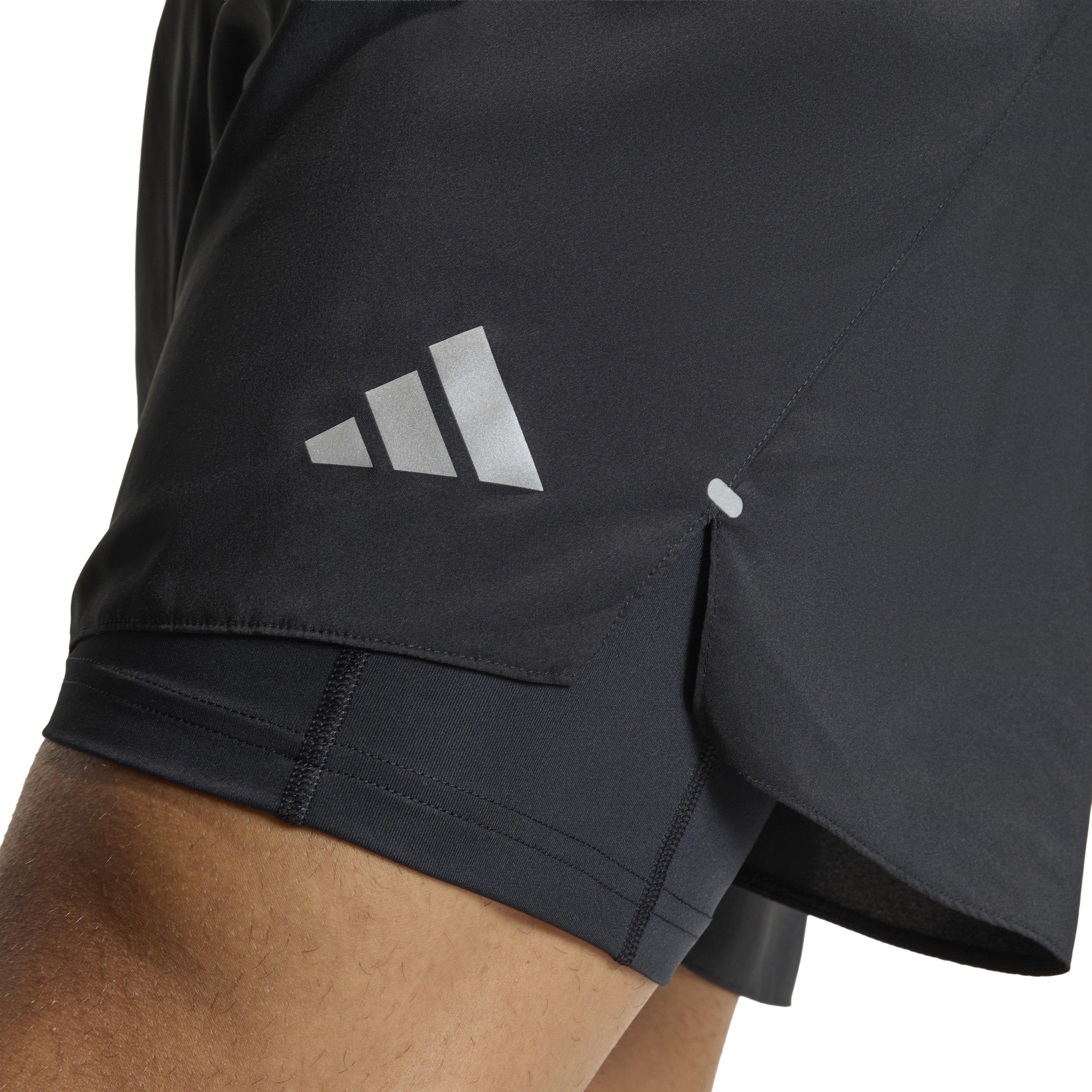 Black - adidas - Men's Performance Running Shorts - 4