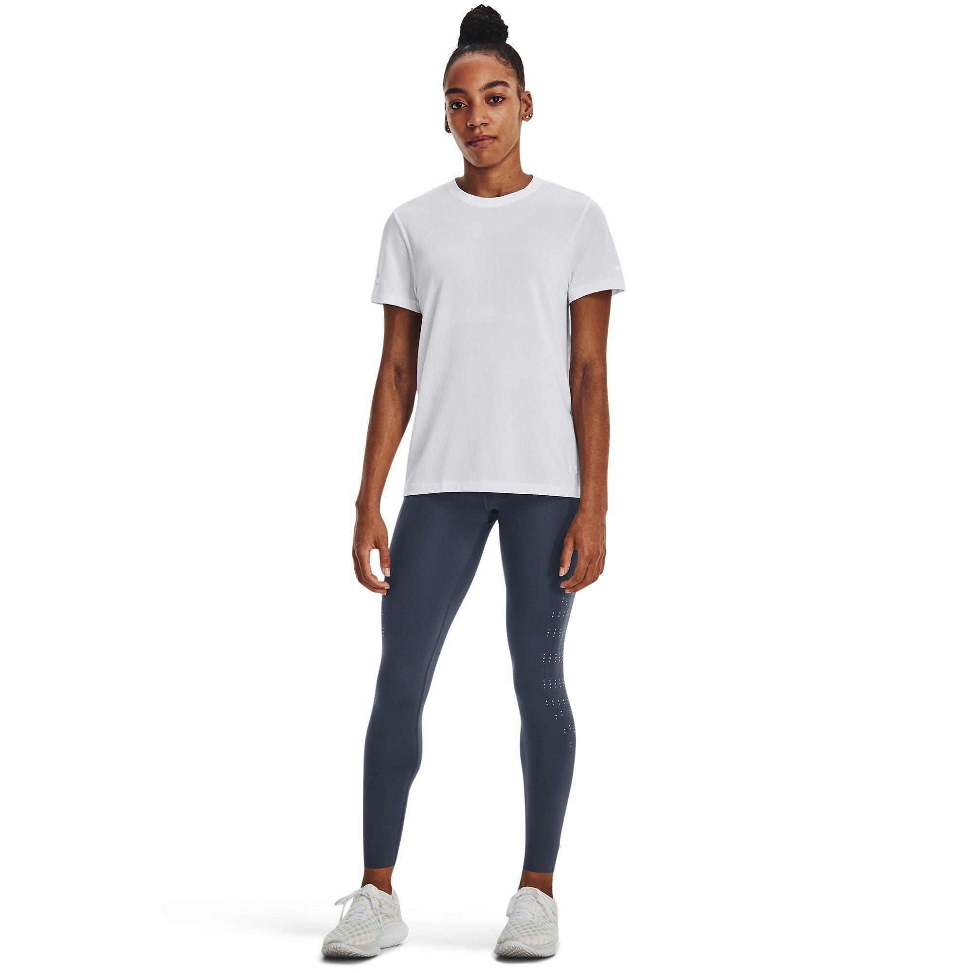 White - Under Armour - Women's Seamless Stride Short-Sleeve Performance Running Top - 7