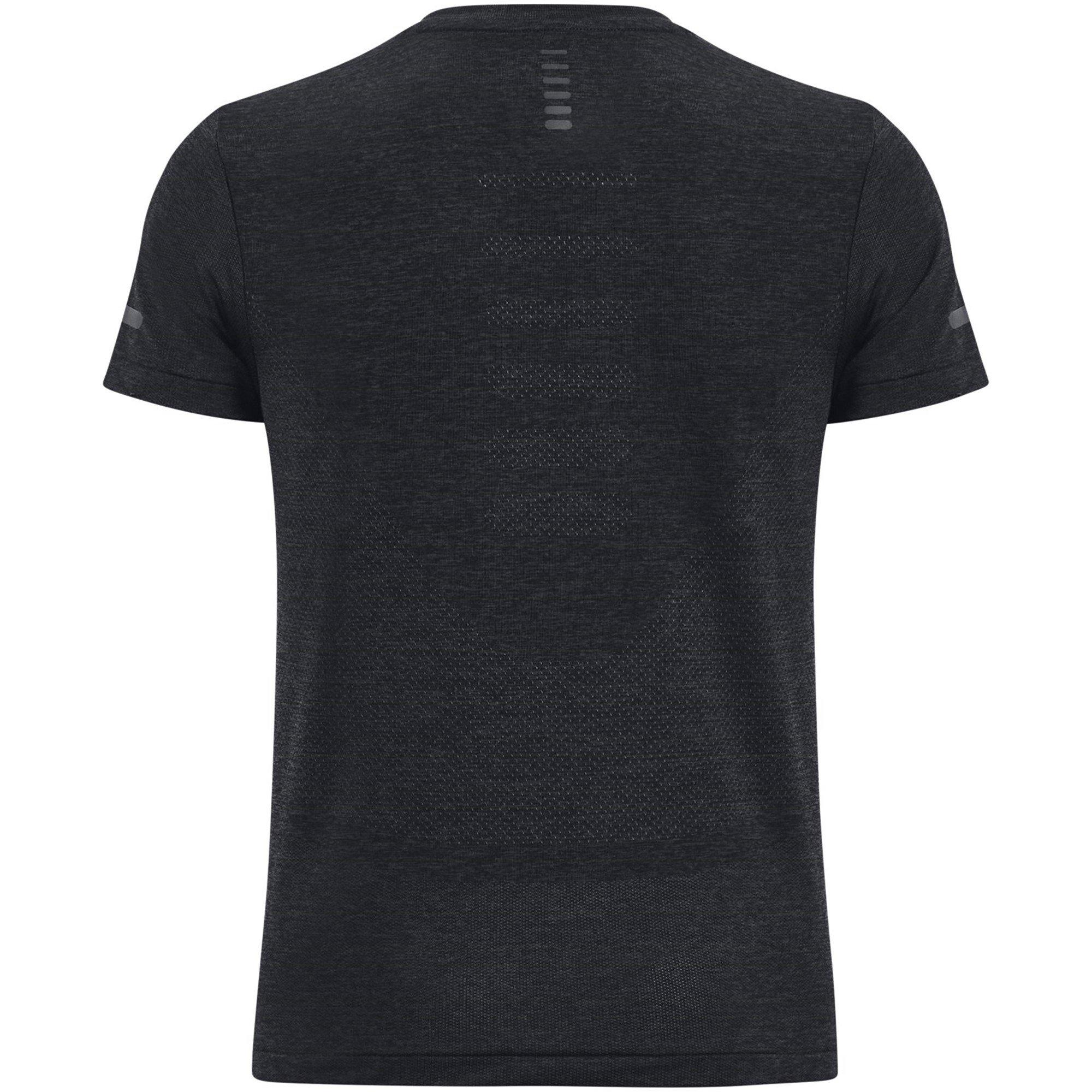 Crna - Under Armour - Seamless Stride Short-Sleeve Performance Running Top - 2