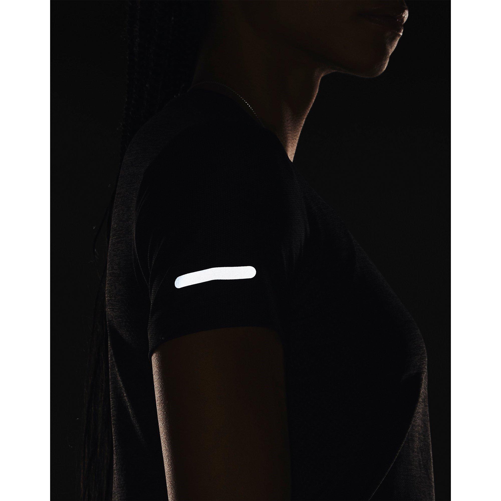 Crna - Under Armour - Seamless Stride Short-Sleeve Performance Running Top - 5