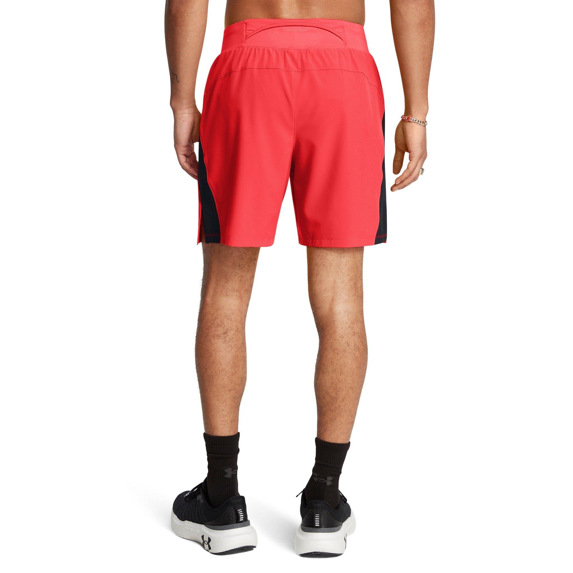 Red - Under Armour - Launch Elite Performance Running Shorts - 3