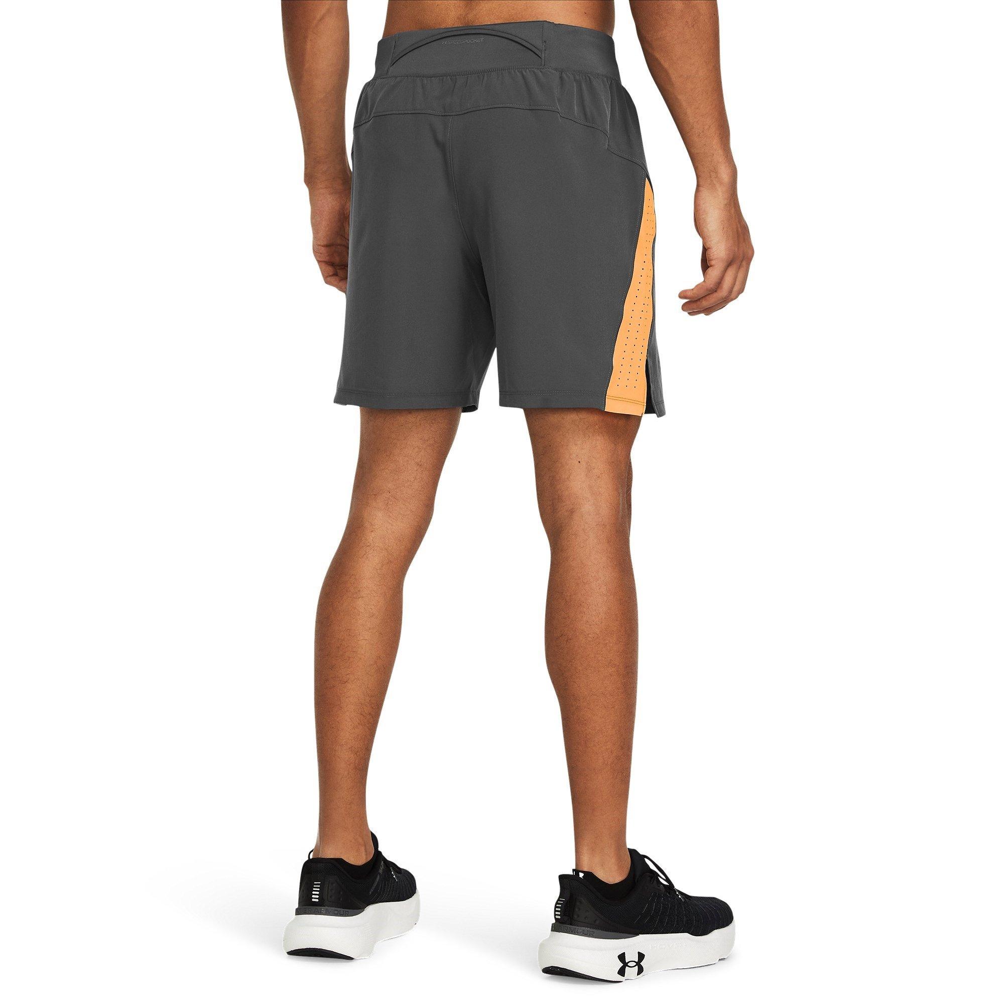 Grey - Under Armour - Men's Launch Elite Performance Running Shorts - 3