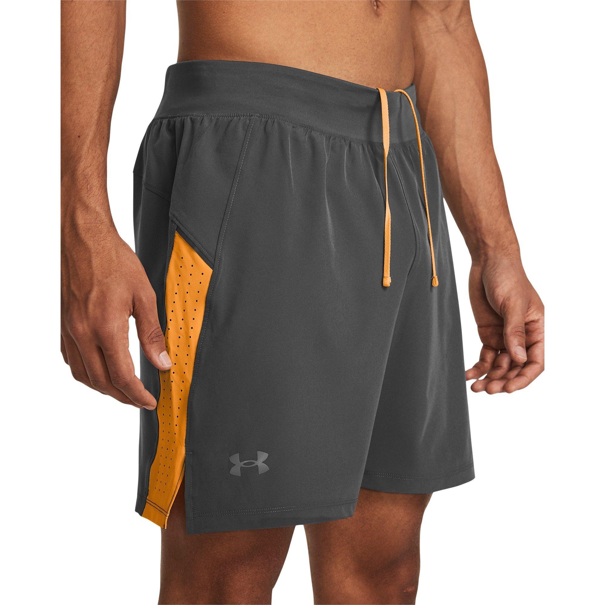 Grey - Under Armour - Men's Launch Elite Performance Running Shorts - 5