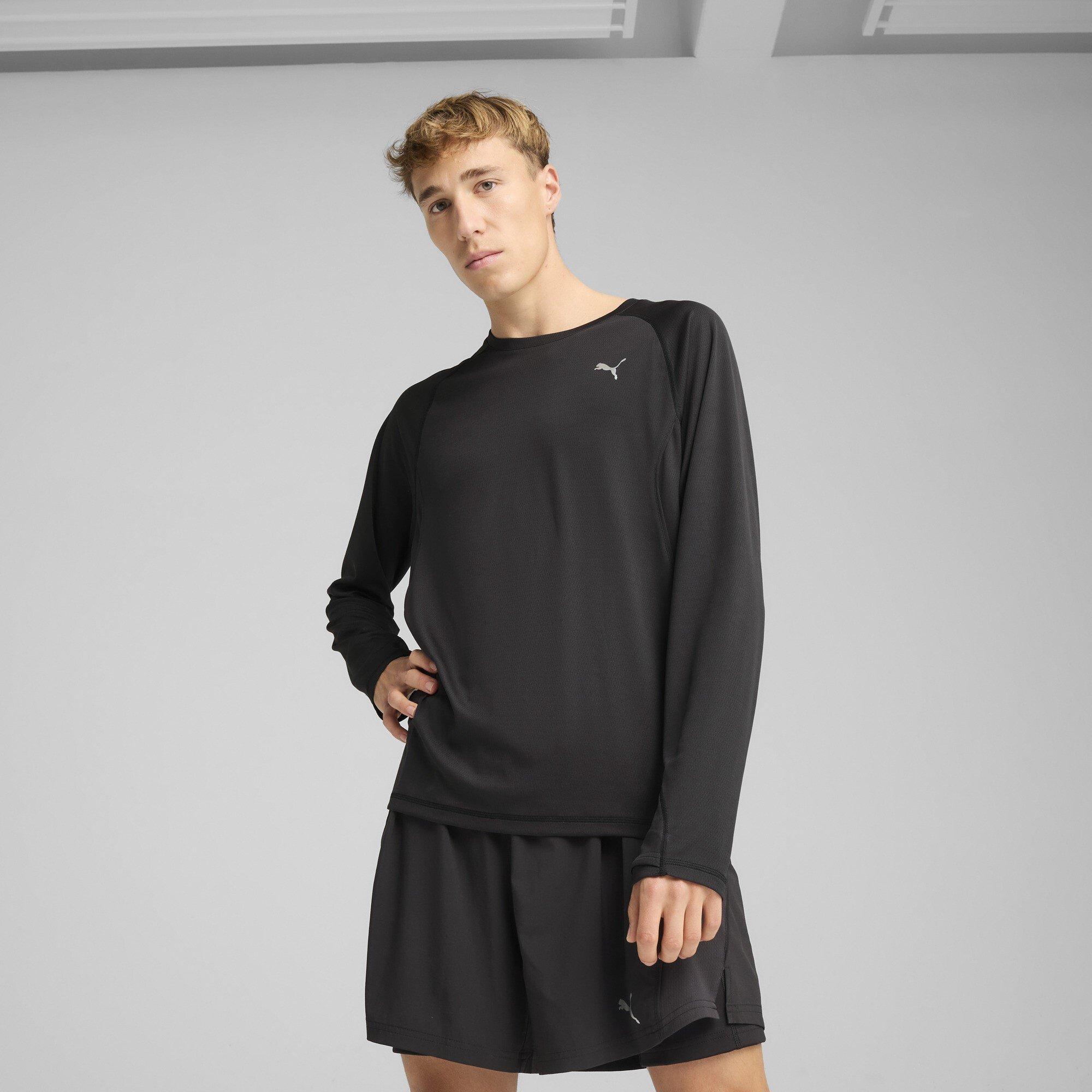 Puma Black - Puma - Men's Long Sleeve Performance Running Top - 3