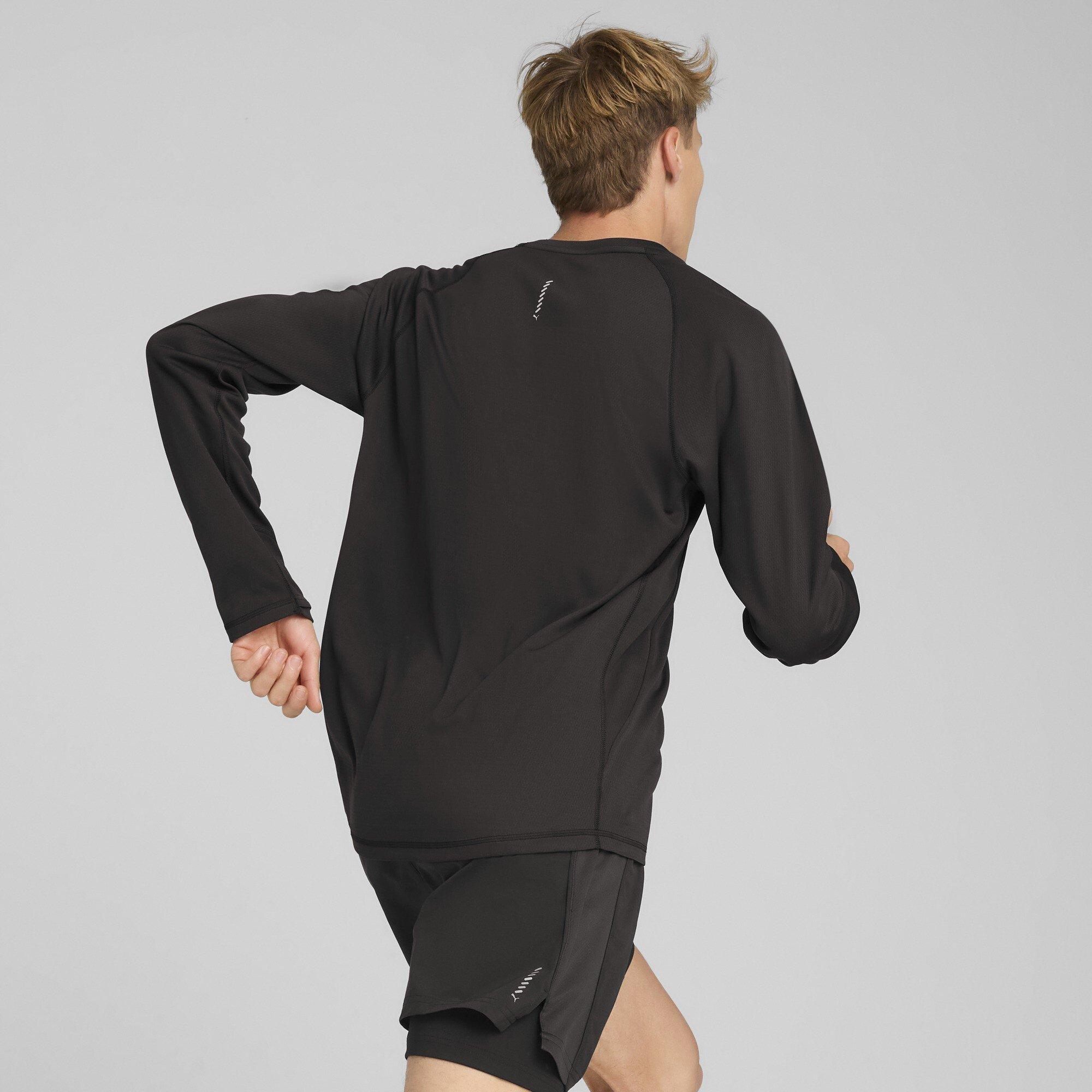 Puma Black - Puma - Men's Long Sleeve Performance Running Top - 4