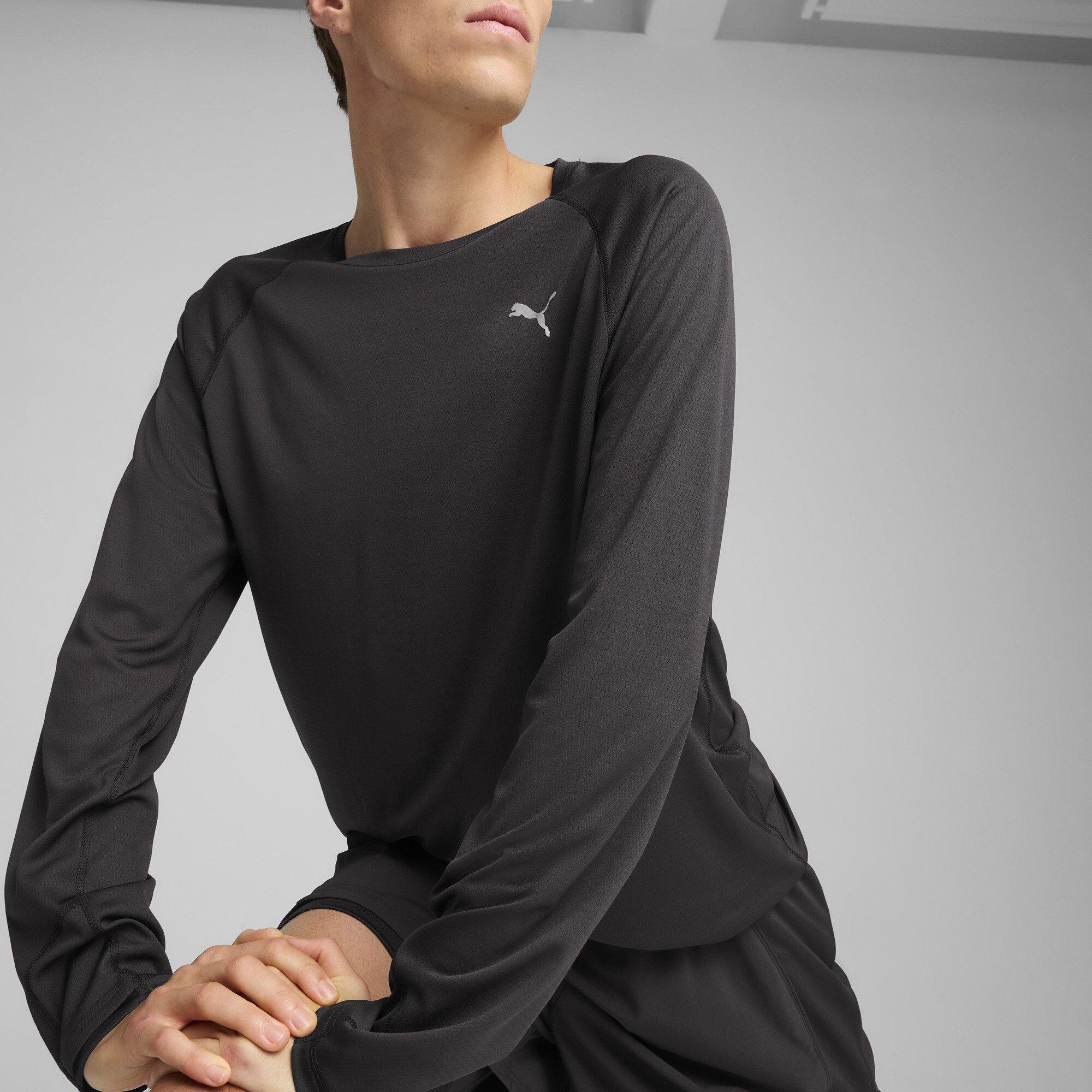 Puma Black - Puma - Men's Long Sleeve Performance Running Top - 6