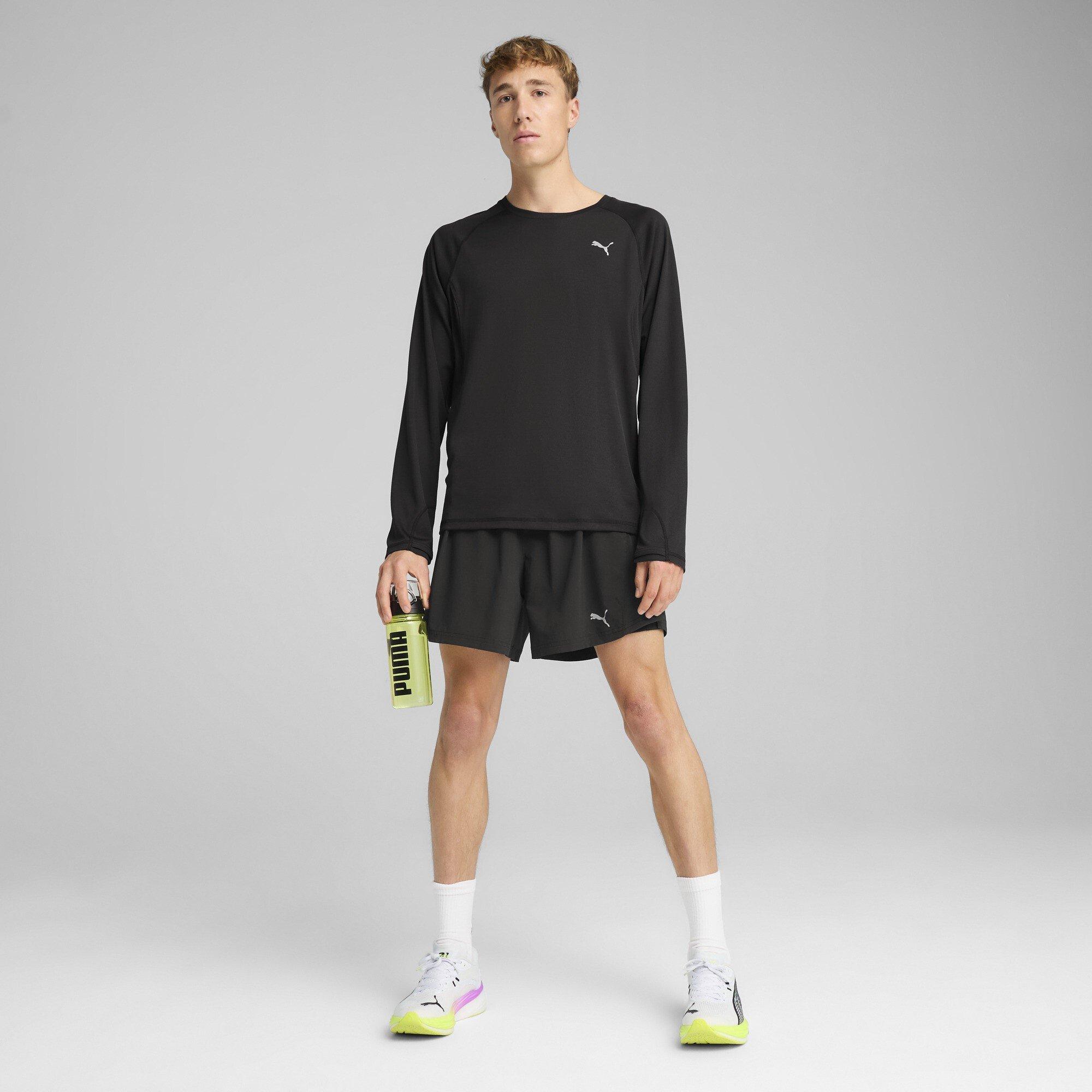 Puma Black - Puma - Men's Long Sleeve Performance Running Top - 7