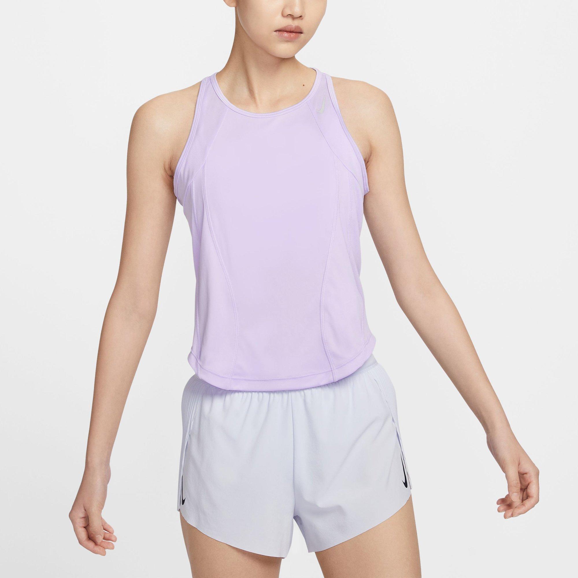 Lilac/Ref.Silv - Nike - Dri FIT Fast Womens Running Tank Top - 1