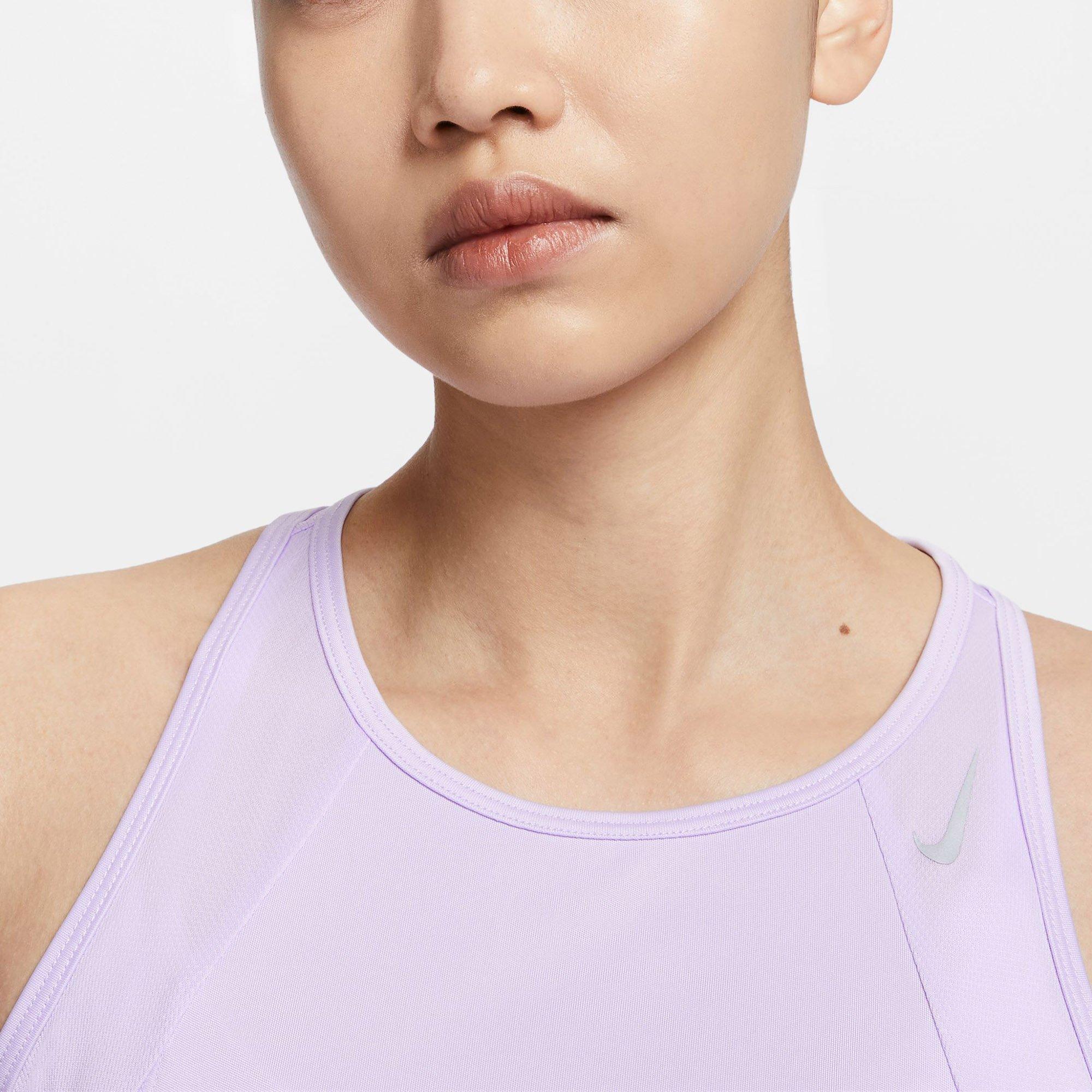 Lilac/Ref.Silv - Nike - Dri FIT Fast Womens Running Tank Top - 3