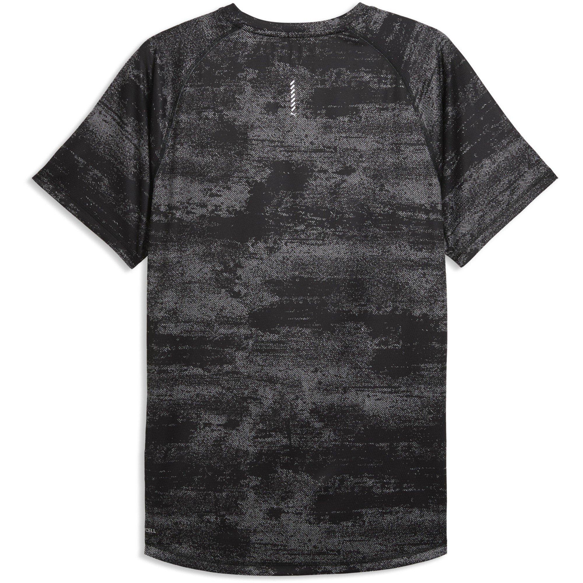 Puma Black - Puma - Men's Velocity All-Over Print Short-Sleeve T-Shirt - 2
