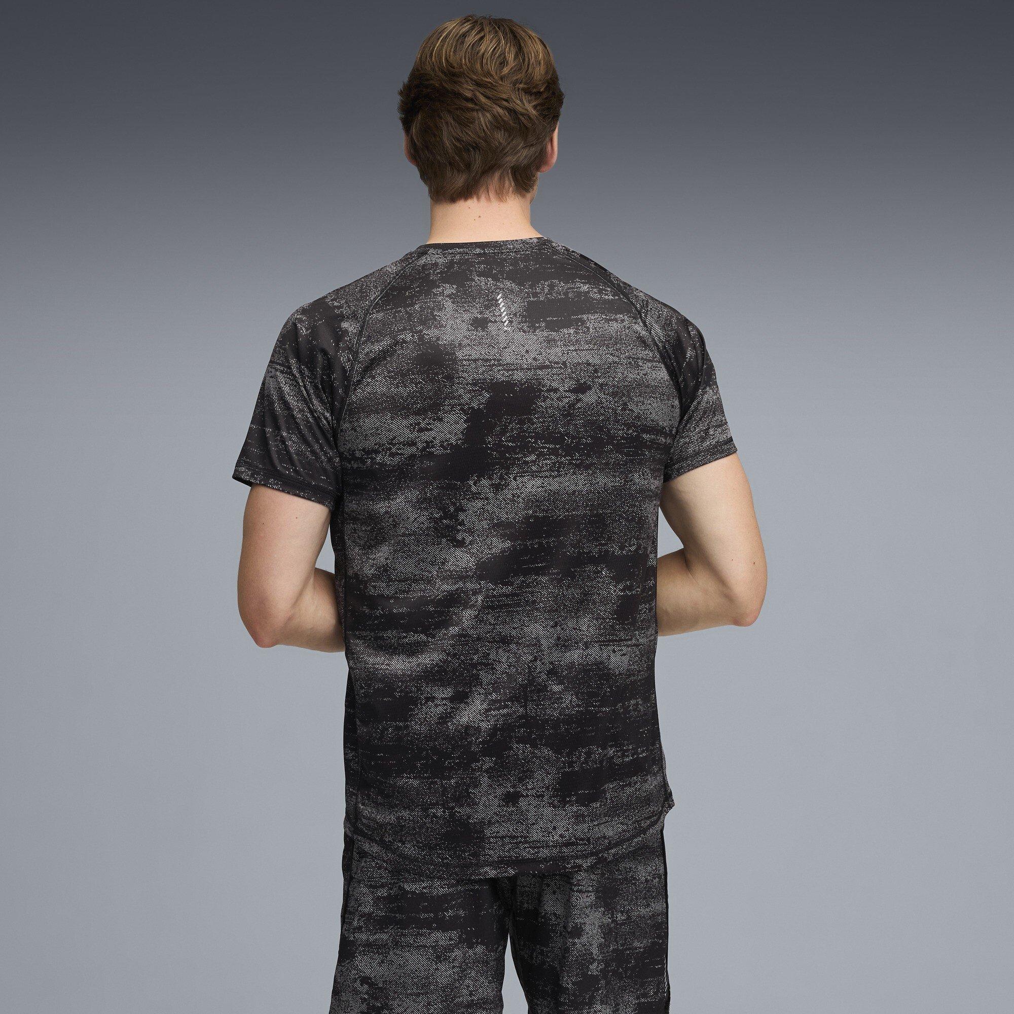 Puma Black - Puma - Men's Velocity All-Over Print Short-Sleeve T-Shirt - 4
