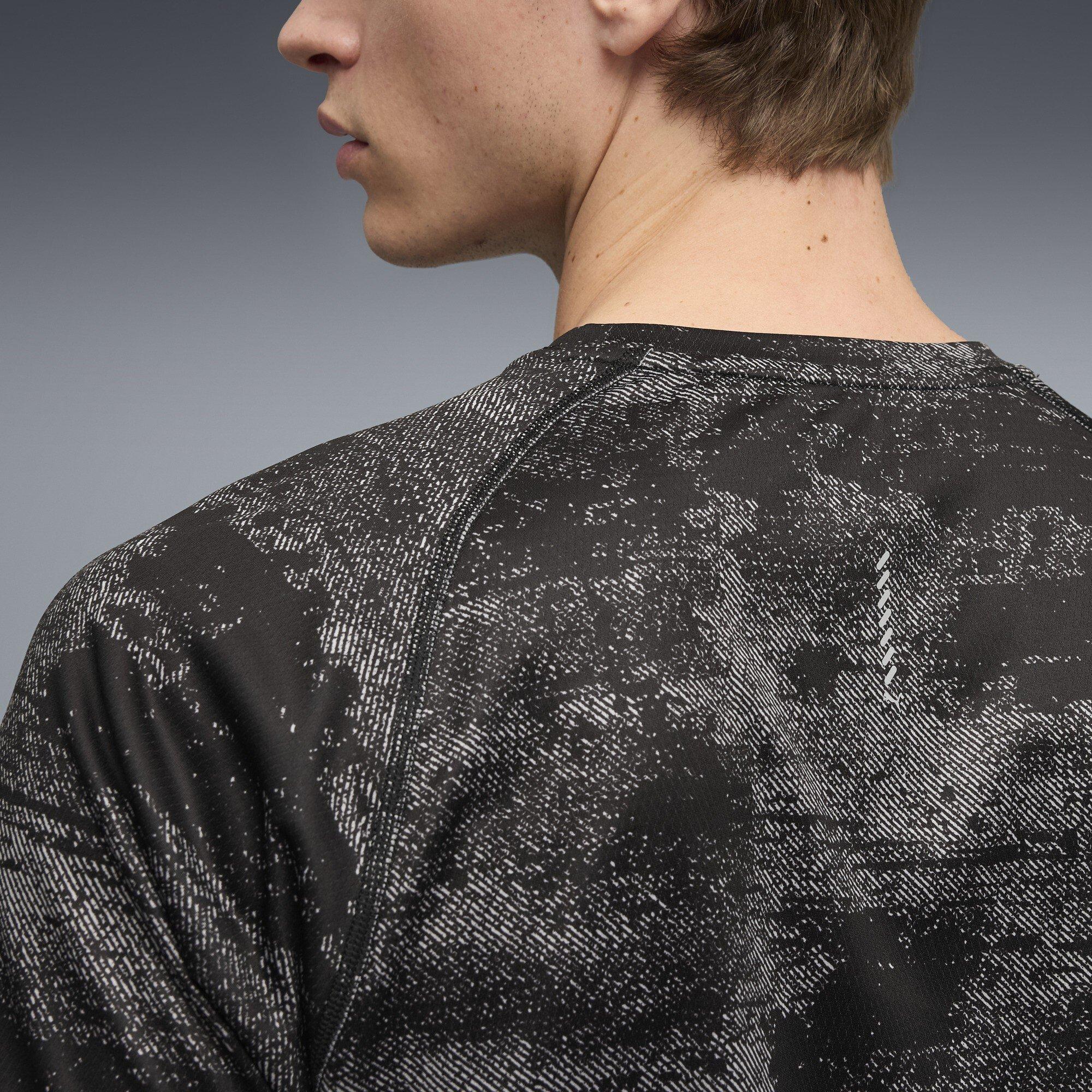 Puma Black - Puma - Men's Velocity All-Over Print Short-Sleeve T-Shirt - 5