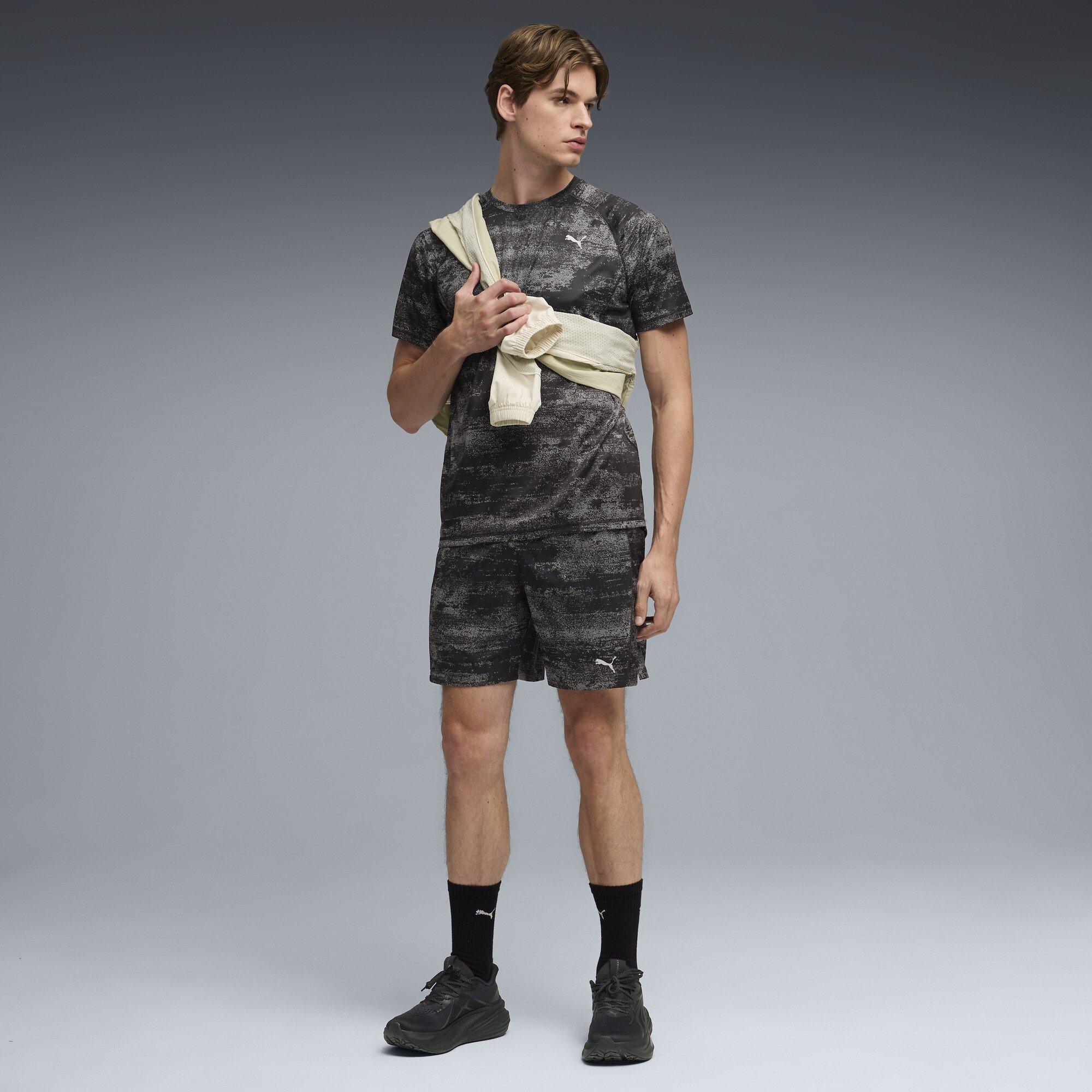 Puma Black - Puma - Men's Velocity All-Over Print Short-Sleeve T-Shirt - 7