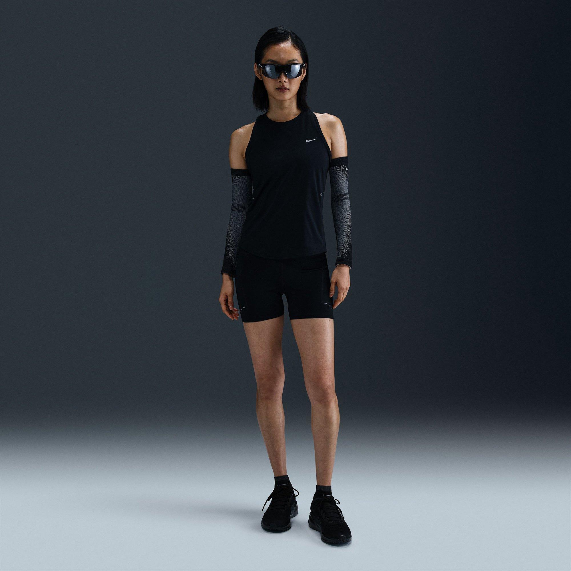 Black/R.Silver - Nike - Swift Womens Dri-FIT Running Tank Top - 6