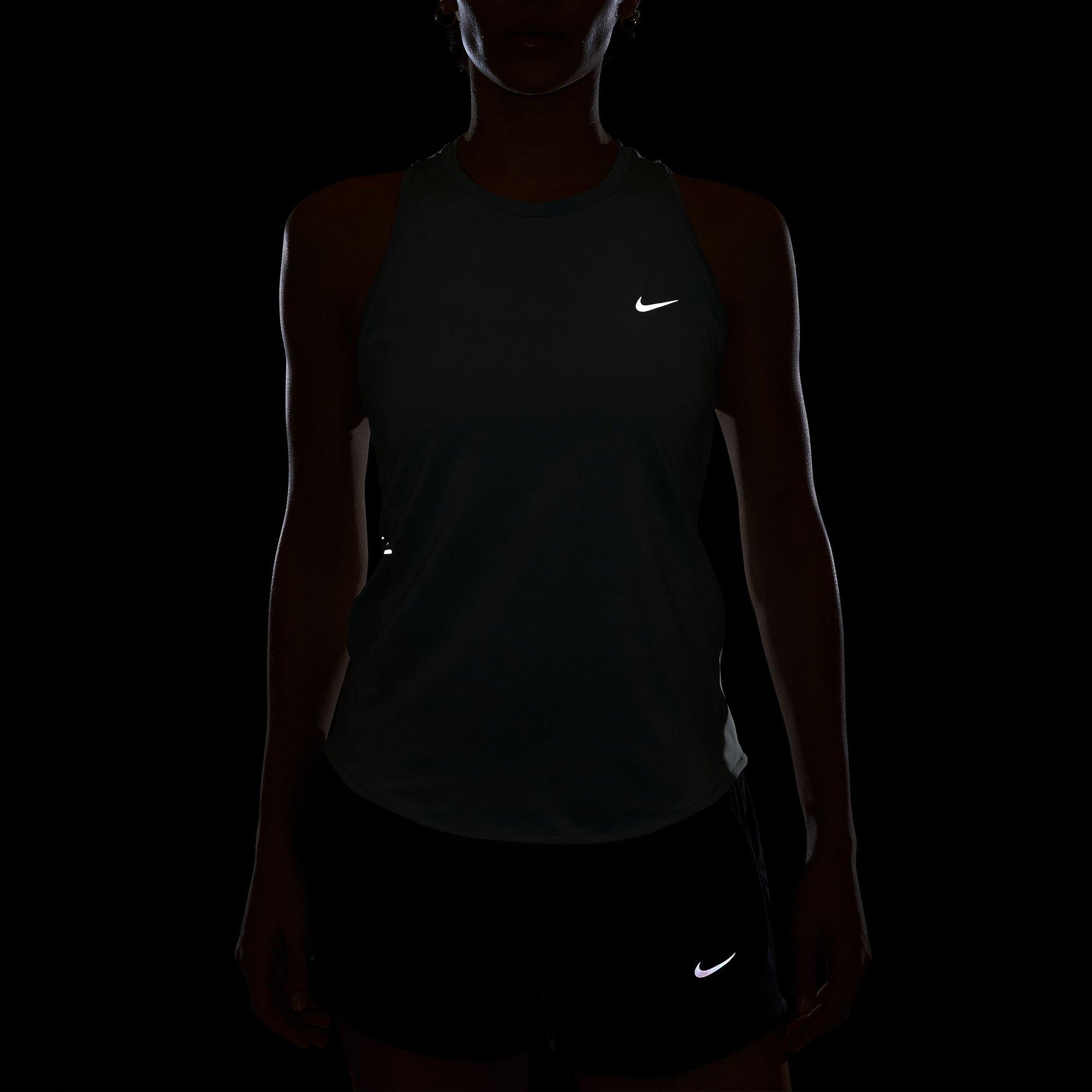 Cannon/R.Silver - Nike - Nike Swift Womens Dri-FIT Running Tank Top - 5