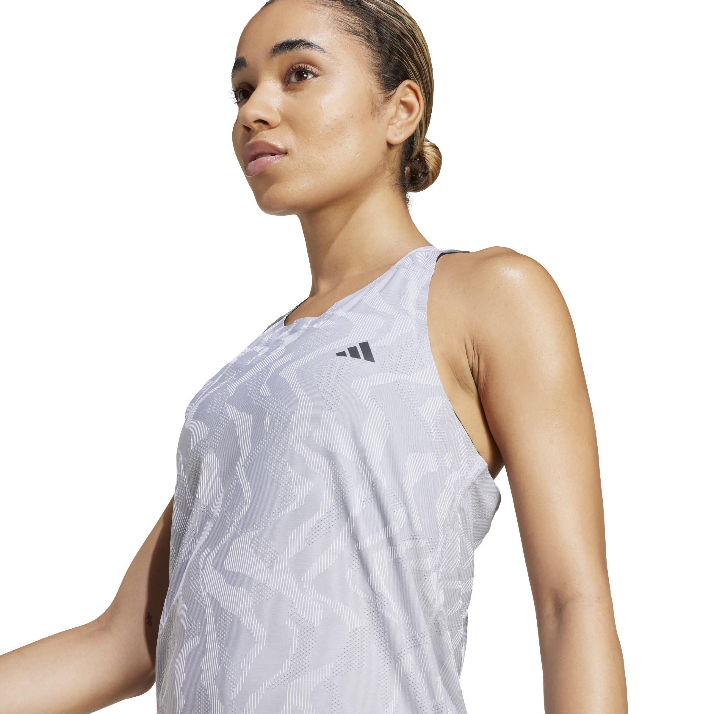 Halo Silber - adidas - Ultimate Airchill Engineered Tank Top Womens - 6