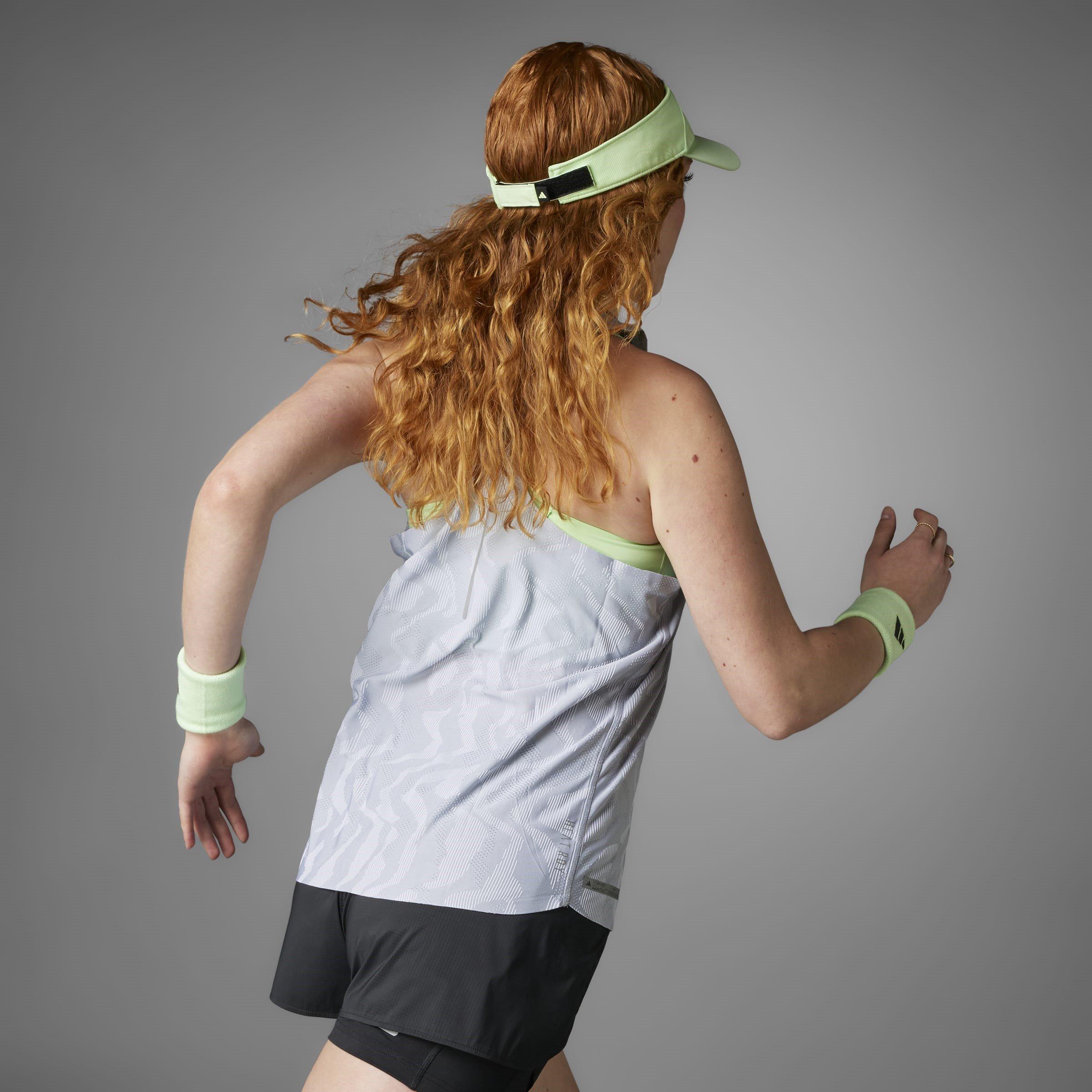 Halo Silber - adidas - Ultimate Airchill Engineered Tank Top Womens - 8