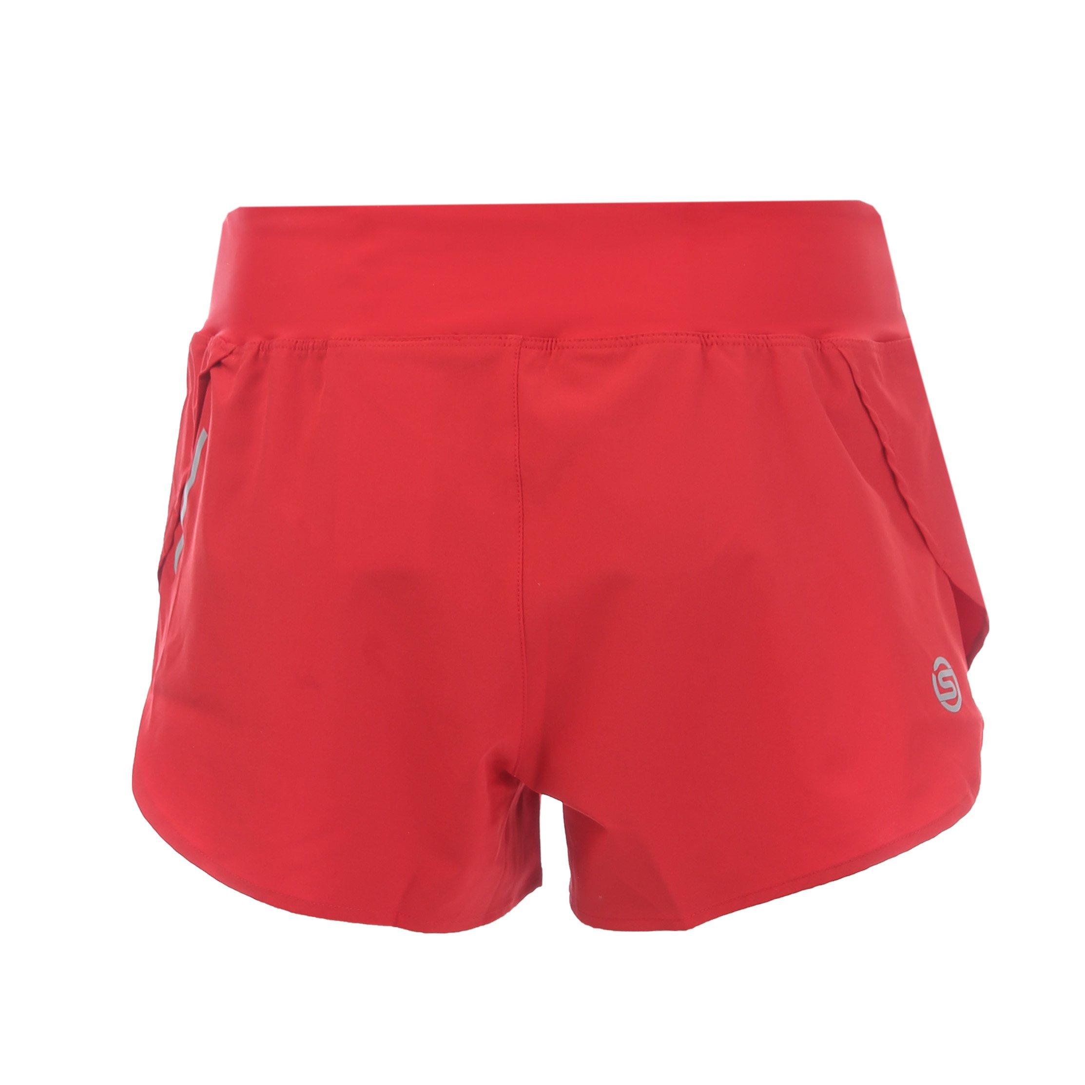 Red - Skins - Women's Performance Running Shorts - 2