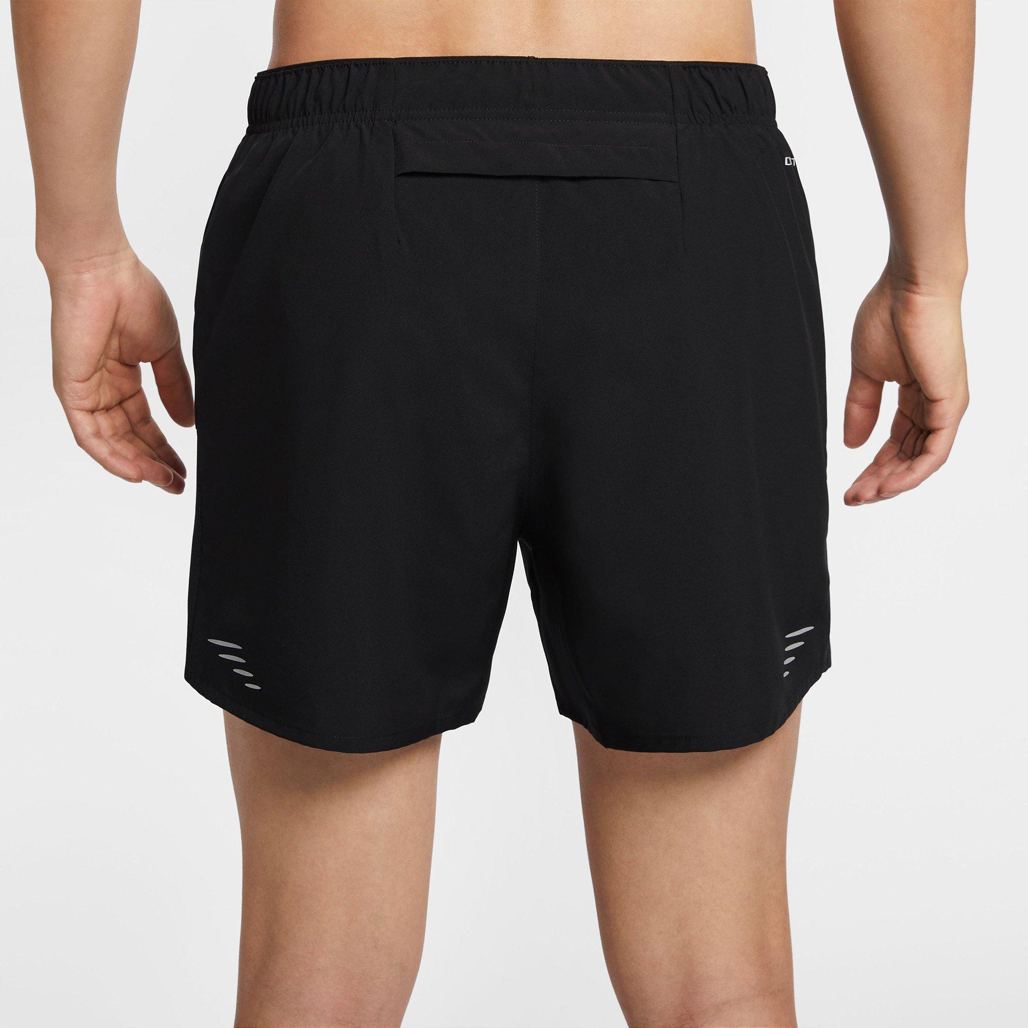 Black/Rf.Silver - Nike - Challenger Flash Mens Dri-FIT Brief-Lined Running Shorts - 2