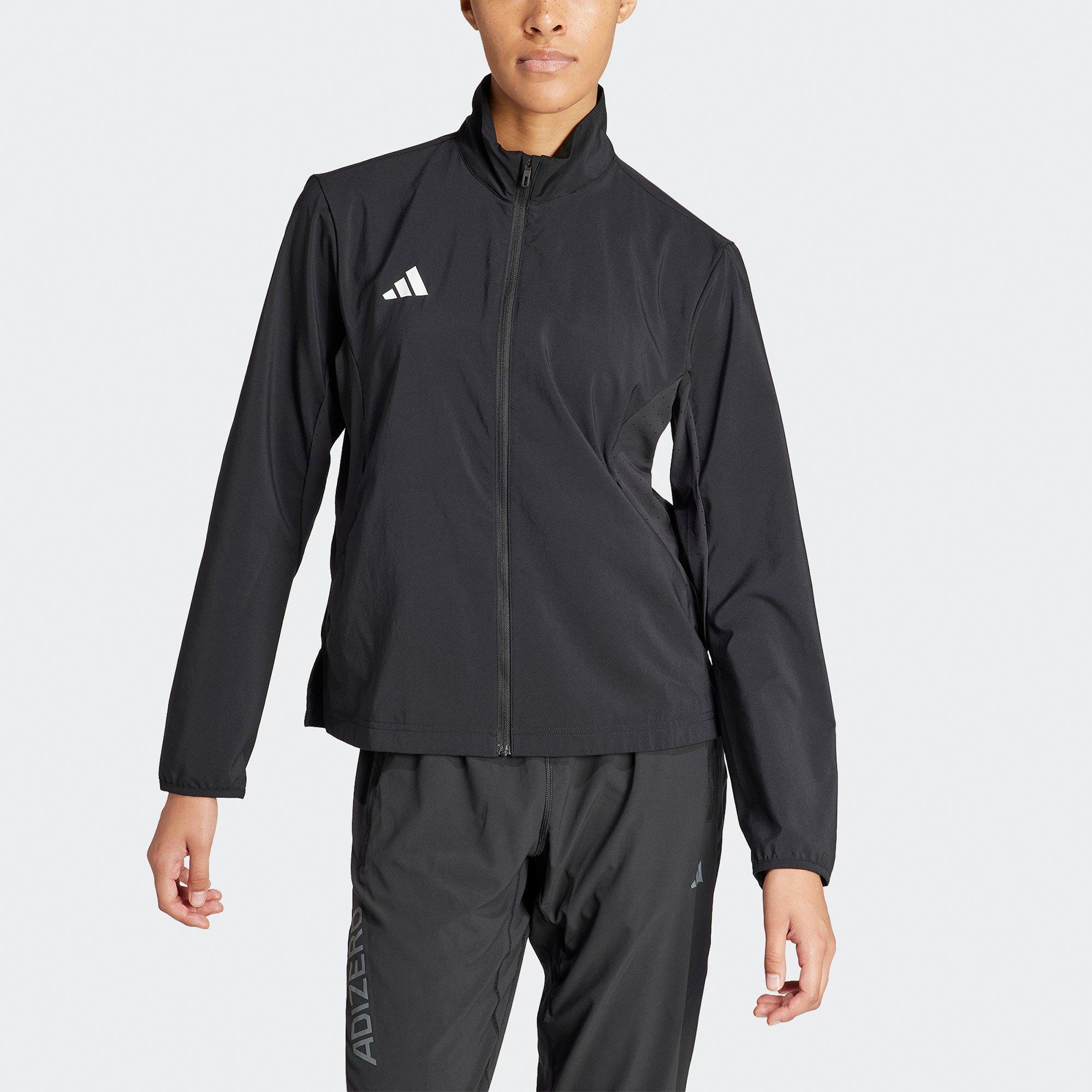Black - adidas - Adizero Essentials DWR Long Sleeve Slim Fit Performance Running Jacket - 2