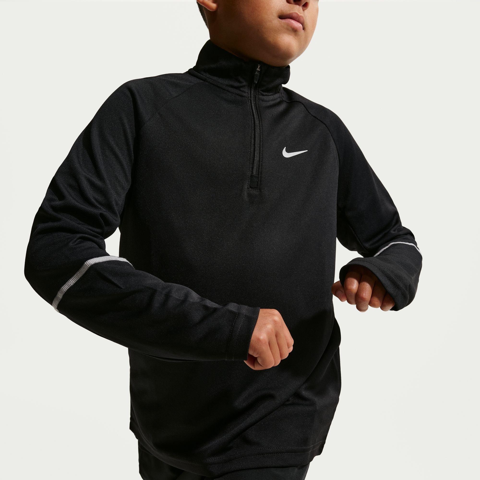 Black/Black - Nike - Nike Miler 1/2 Zip Jn62 - 3