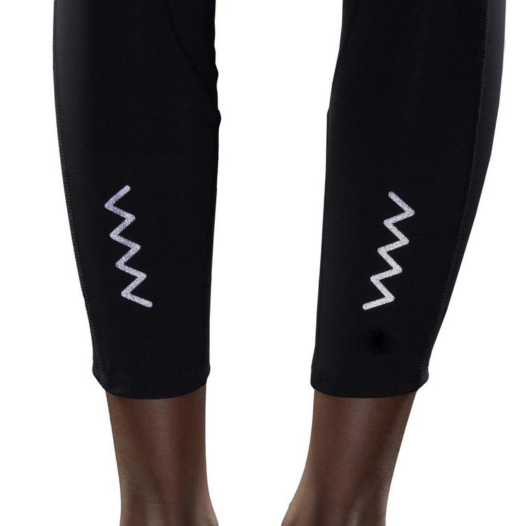 Noir - adidas - Fastimpact Running 7/8 Tights Womens Tight - 6