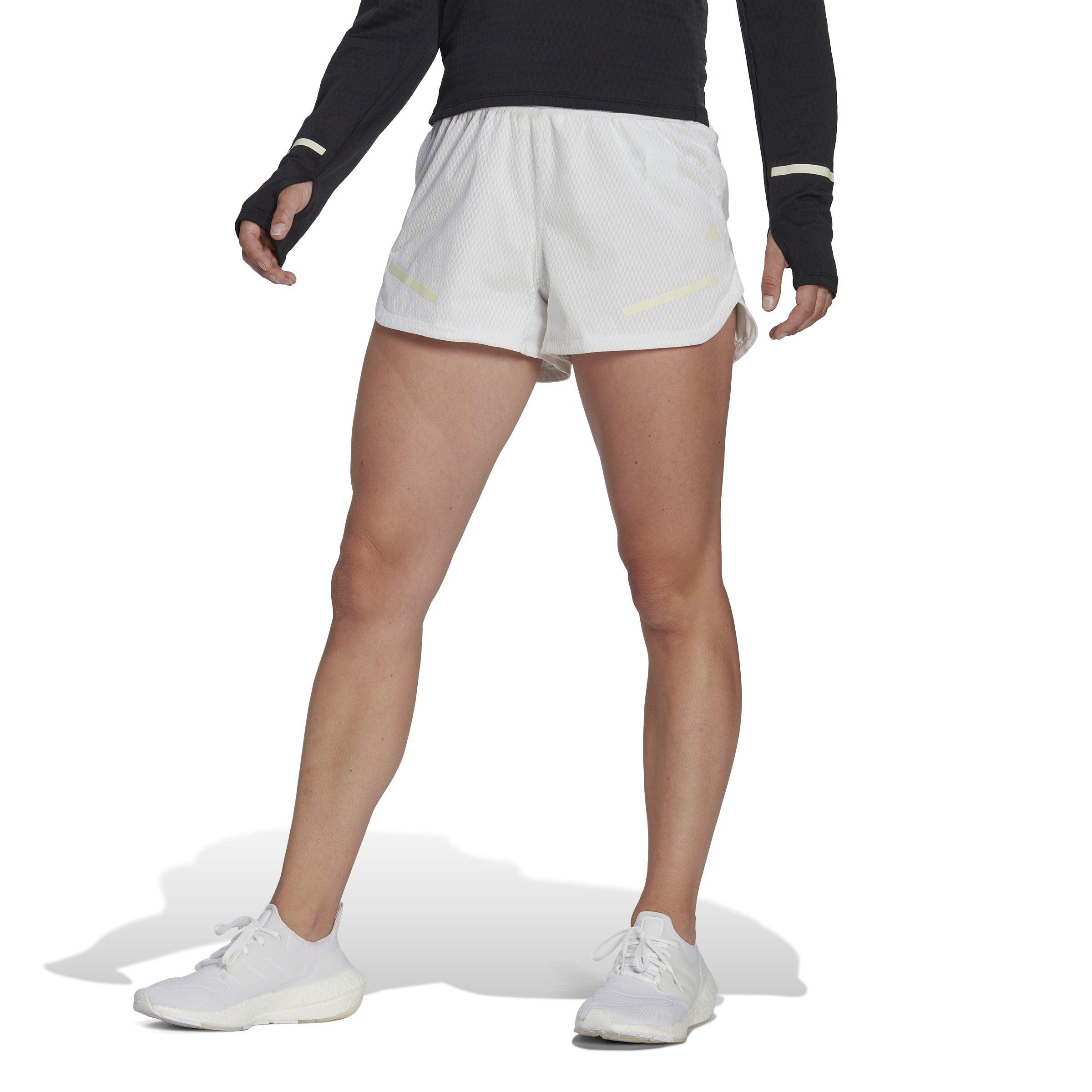 White - adidas - Reflect At Night X-City Running Shorts - 2