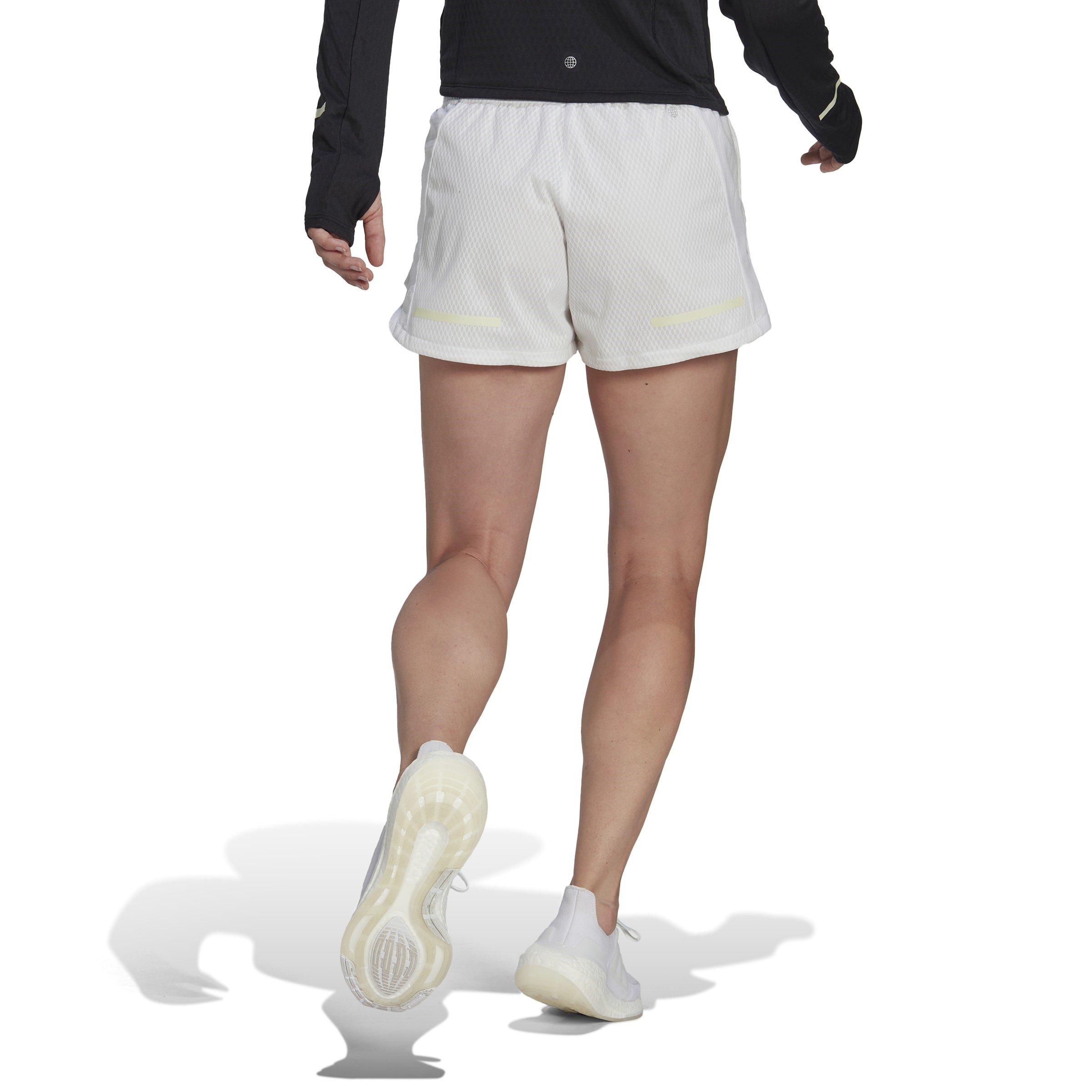 White - adidas - Reflect At Night X-City Running Shorts - 3