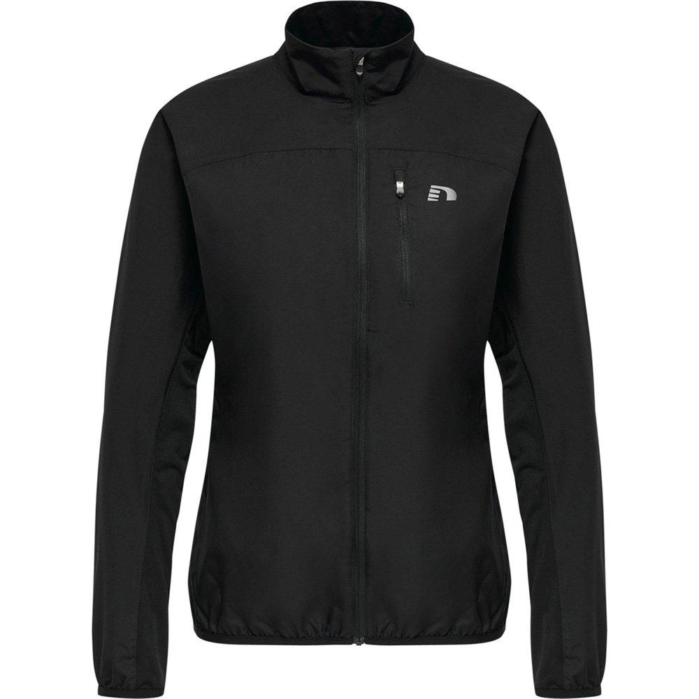 Black - Newline - Women's Core Water Repellent Wind Protection Reflective Performance Running Jacket - 1