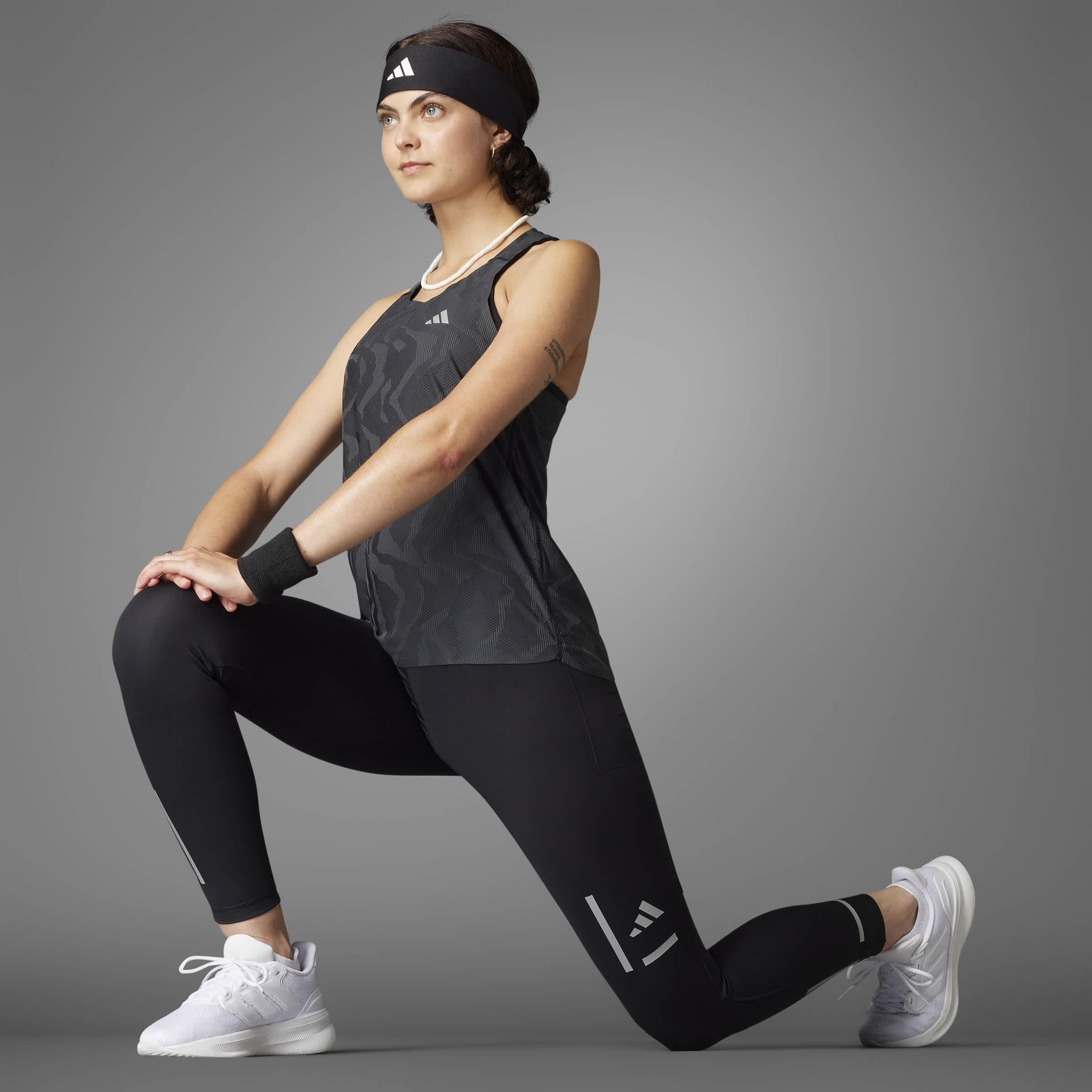 Nero - adidas - adidas Ultimate Refl78 Running Tight Womens - 11