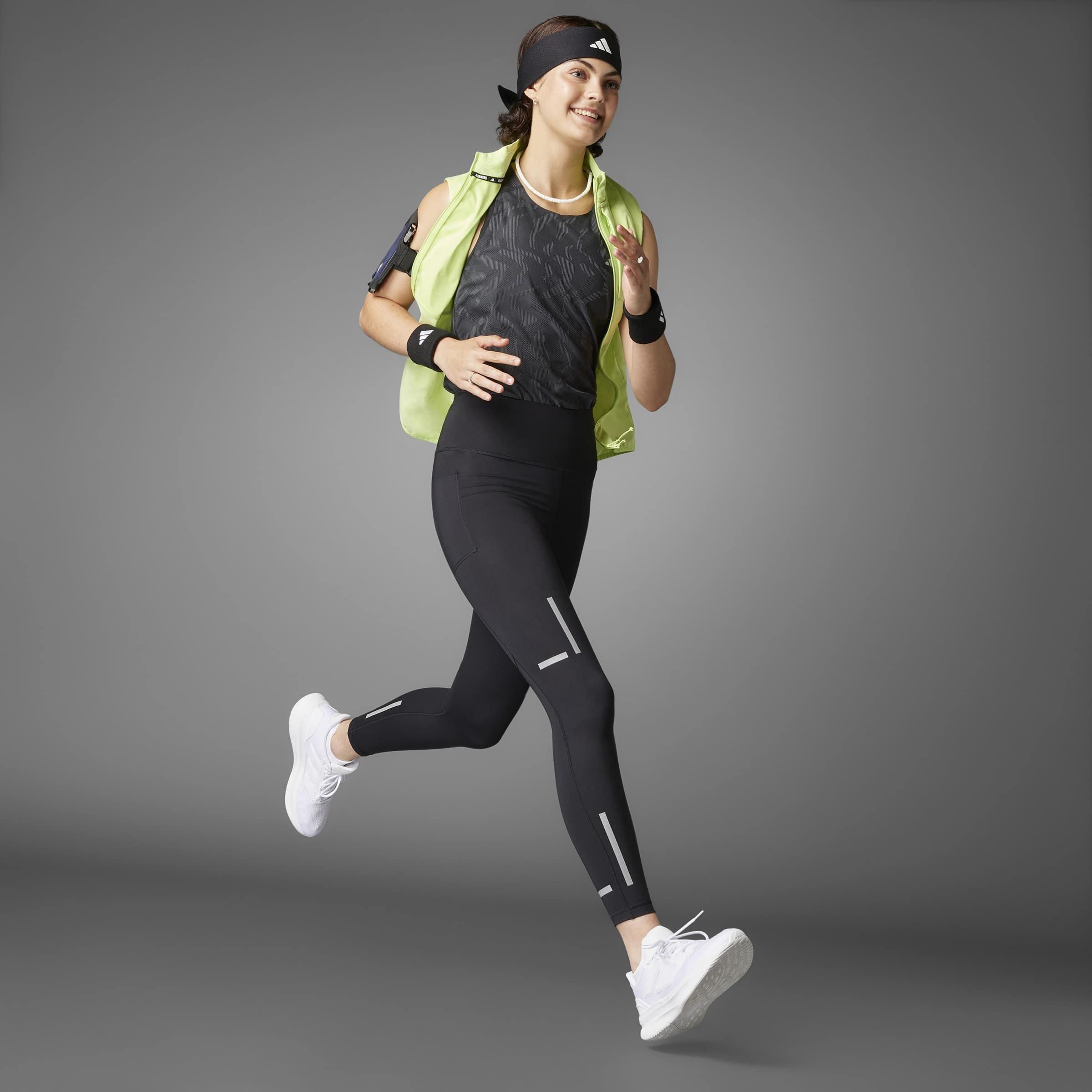 Nero - adidas - adidas Ultimate Refl78 Running Tight Womens - 7