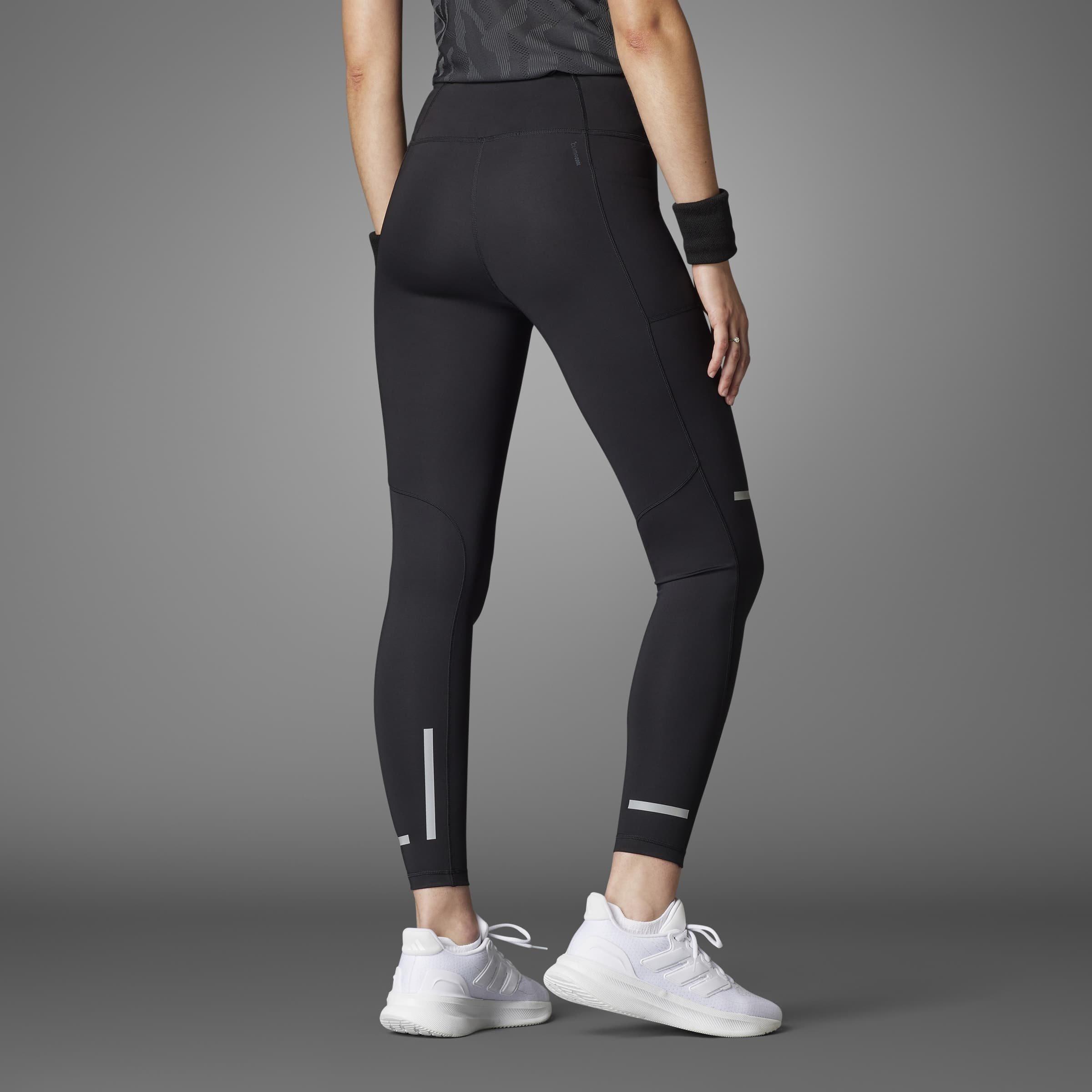 Nero - adidas - adidas Ultimate Refl78 Running Tight Womens - 9