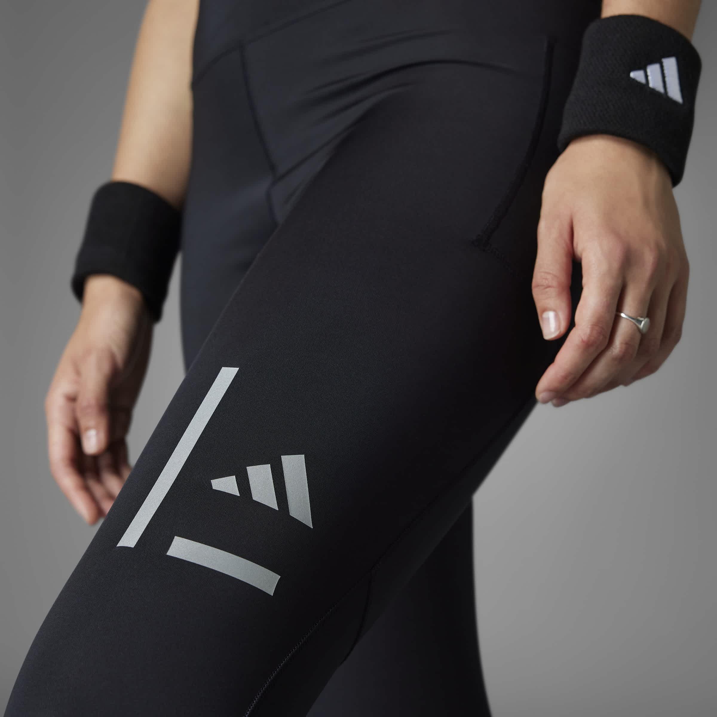Nero - adidas - adidas Ultimate Refl78 Running Tight Womens - 10