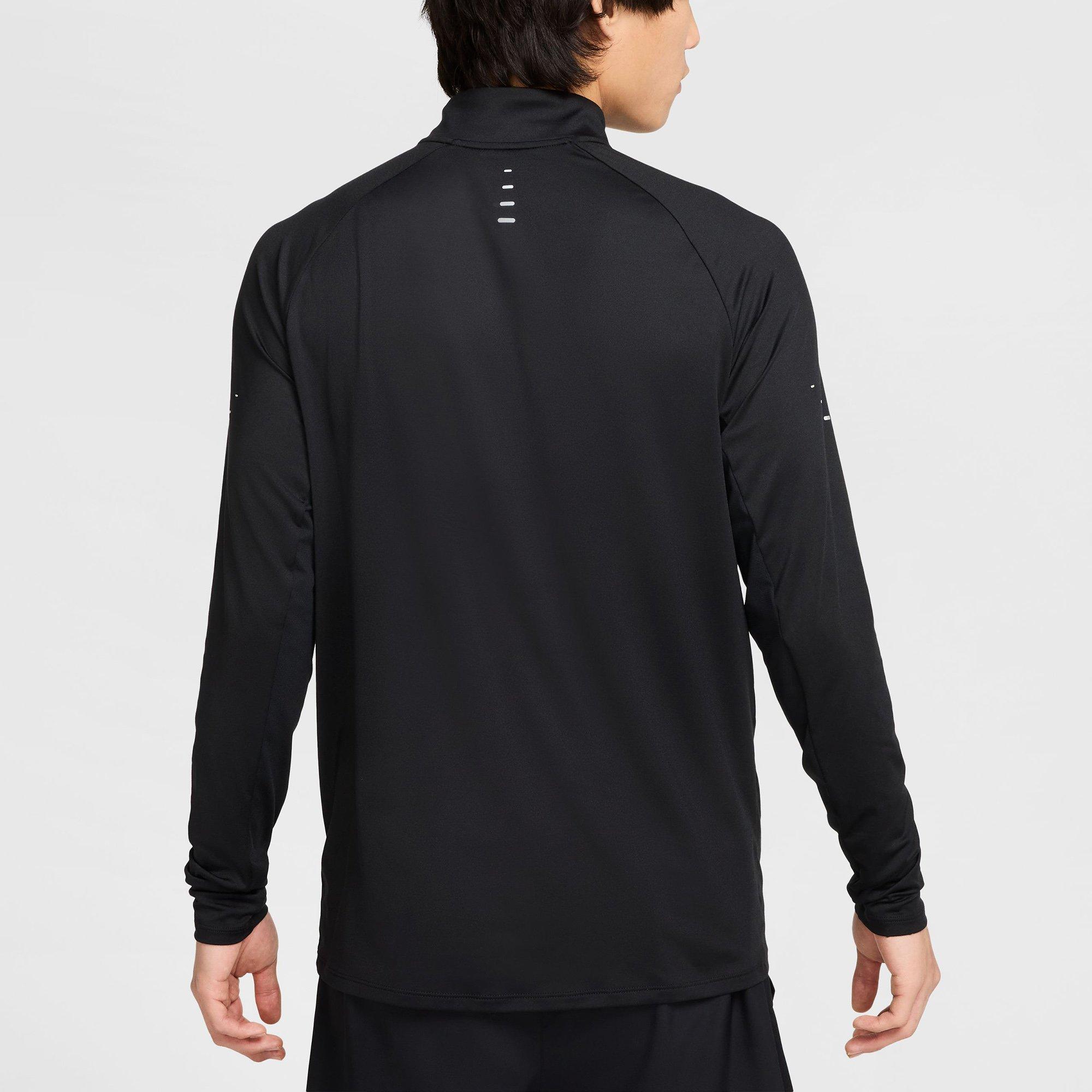 Black/R.Silver - Nike - Stride Mens Dri-FIT 1/4-Zip Running Top - 2