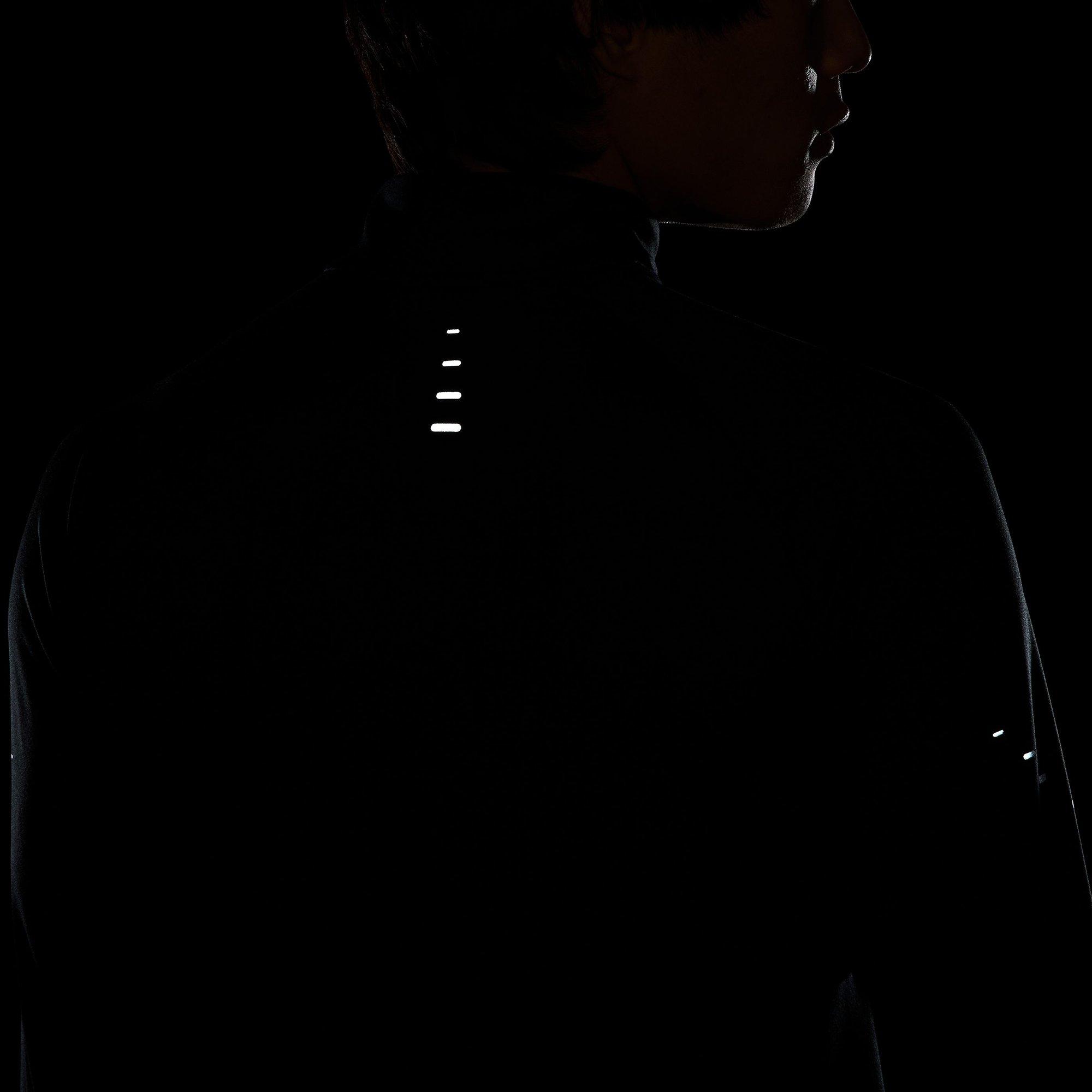 Black/R.Silver - Nike - Stride Mens Dri-FIT 1/4-Zip Running Top - 7