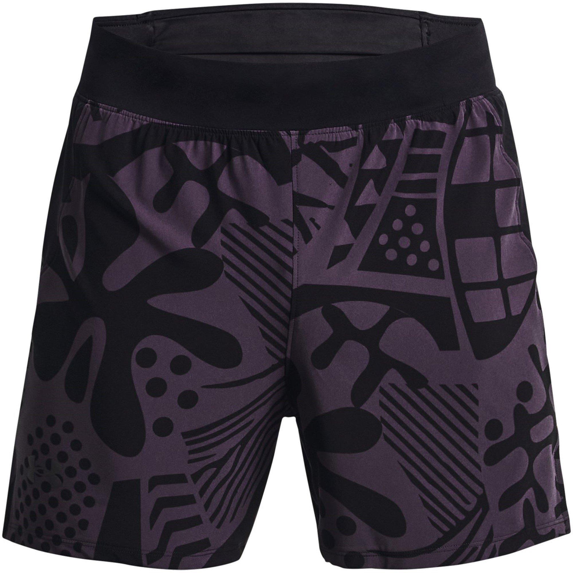 Negro - Under Armour - Men's We Run in Peace Performance Running Shorts - 1